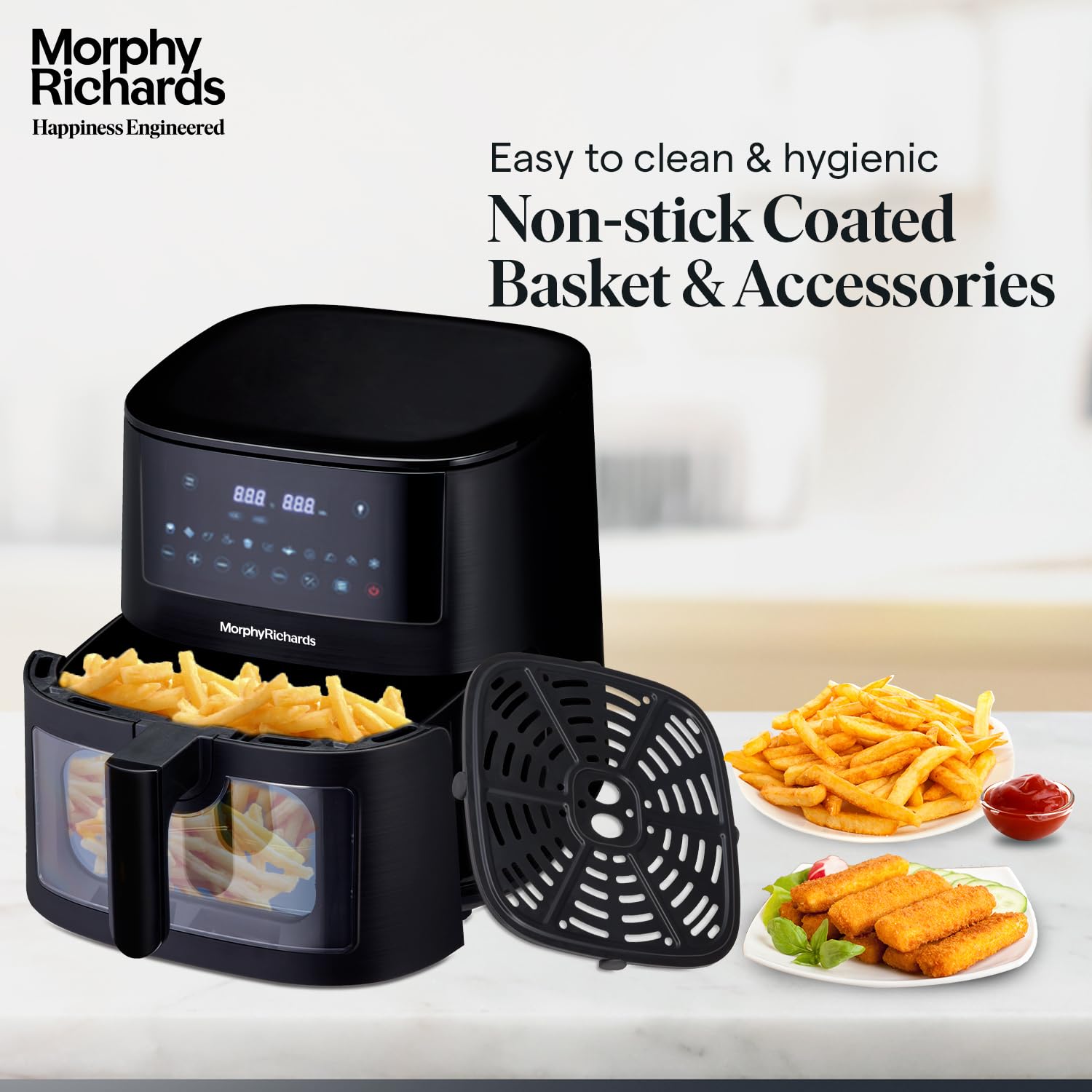 Morphy Richards Crystal Crysp transparent Air fryer for home  Mahajan Electronics Online