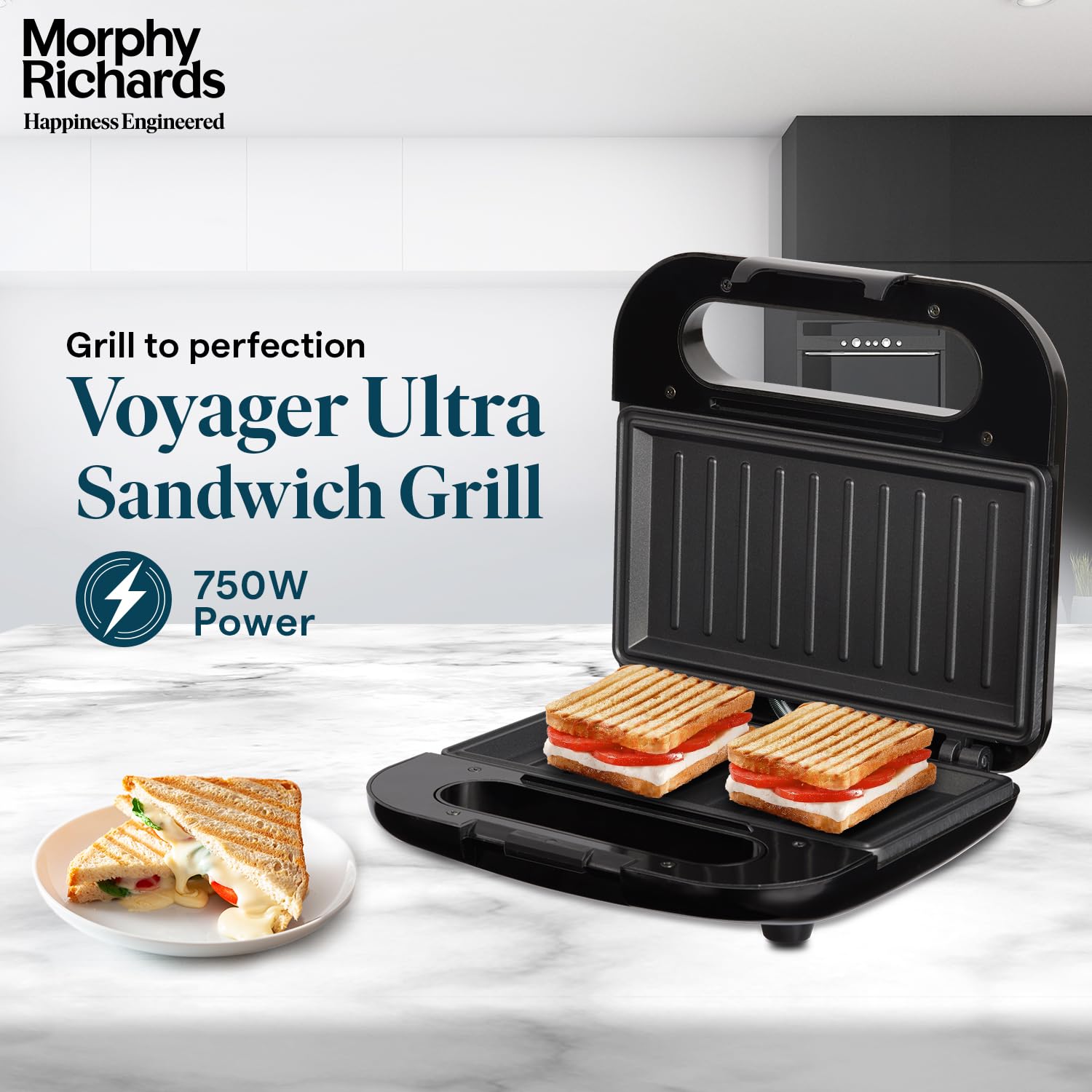 Morphy Richards Voyager Ultra 750 Watt grilled Sandwich Maker With 2 Year Warranty Mahajan Electronics Online