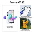 Samsung Galaxy A55 5G (Awesome Navy, 8GB RAM, 128GB Storage) Mahajan Electronics Online