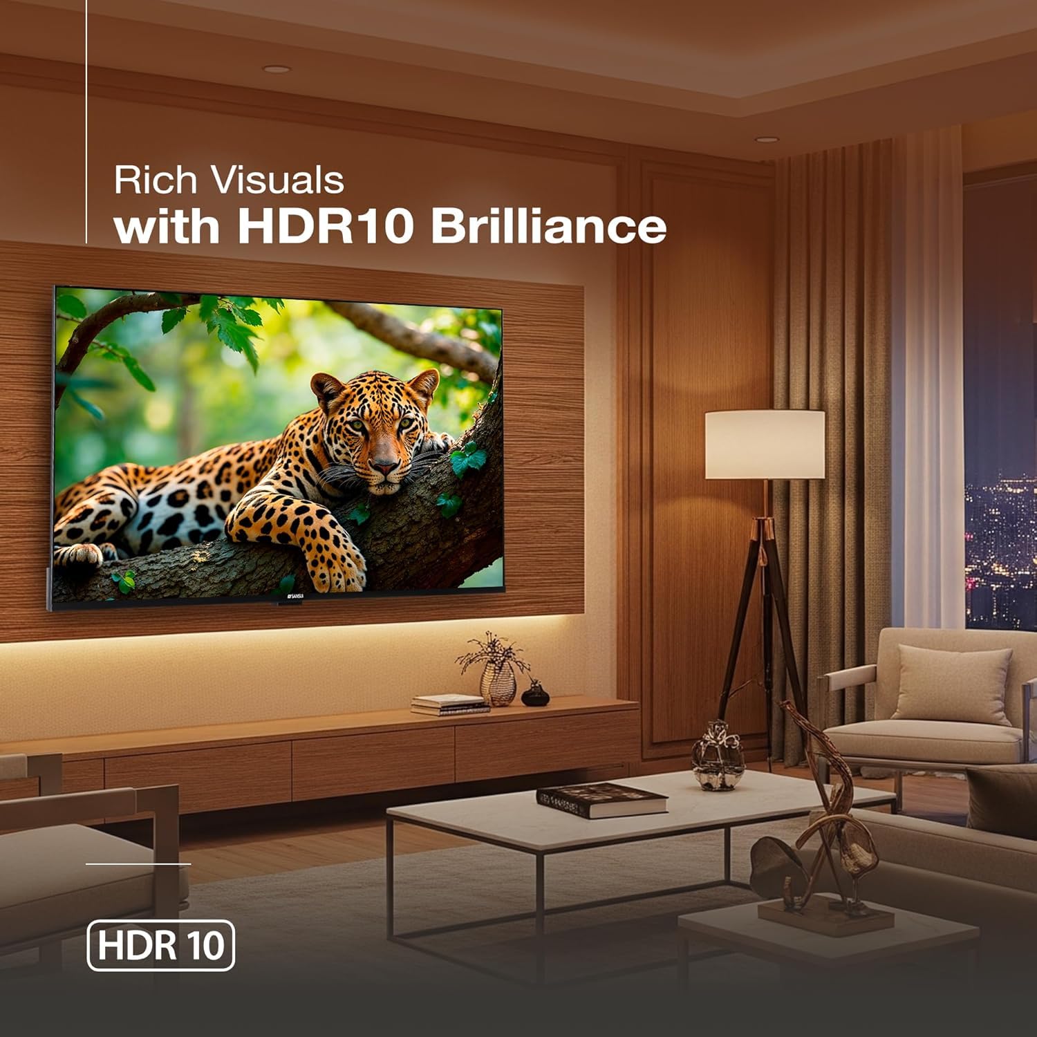 Hisense  85Q6S  215 cm (85 Inch) 4K Ultra HD Smart QLED TV | Quantum Dot Display | Dolby Vision & Dolby Atmos | AI 4K Upscaler | Game Mode Plus | Voice Control | online mahajan electronics