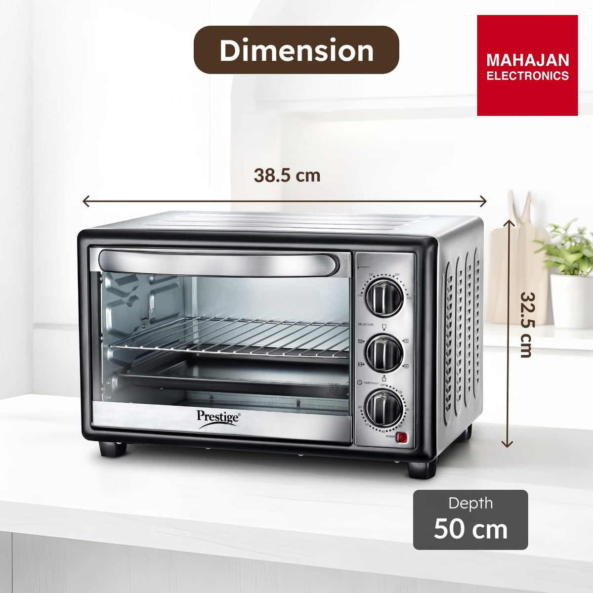 Prestige POTG 28AC 28 L OTG with Air Fry – Mahajan Electronics Online.