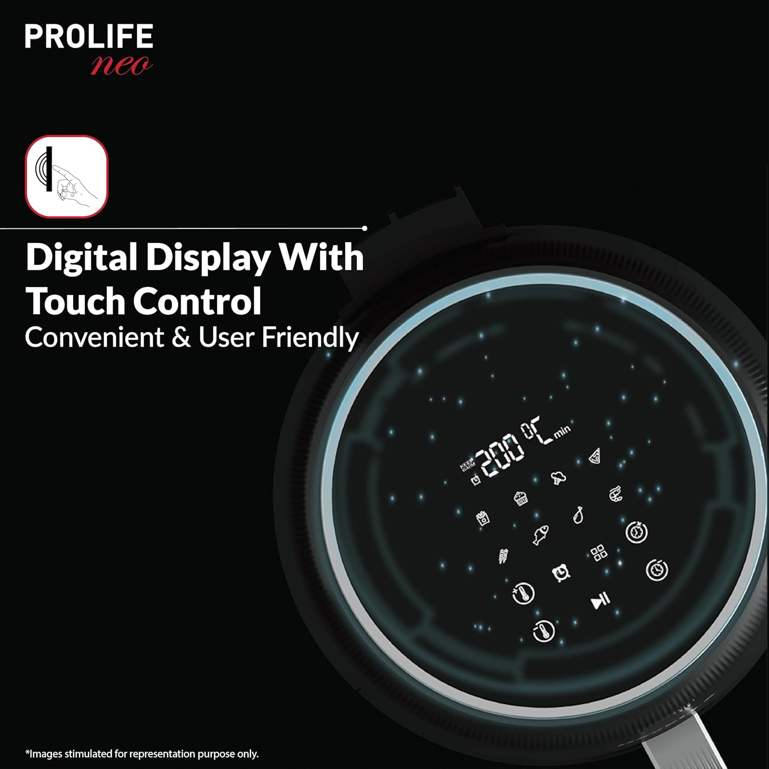 Havells Prolife Neo 4.5 L Air Fryer|Digital Display With Led Mahajan Electronics Online