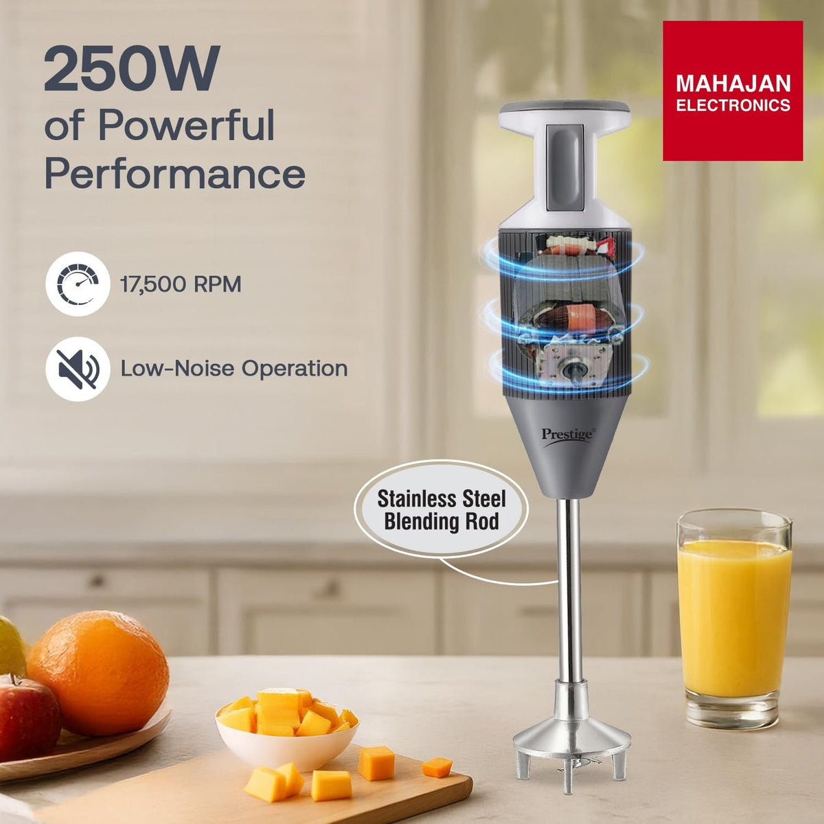 Prestige BlendX 250 W Hand Blender – Mahajan Electronics Online.