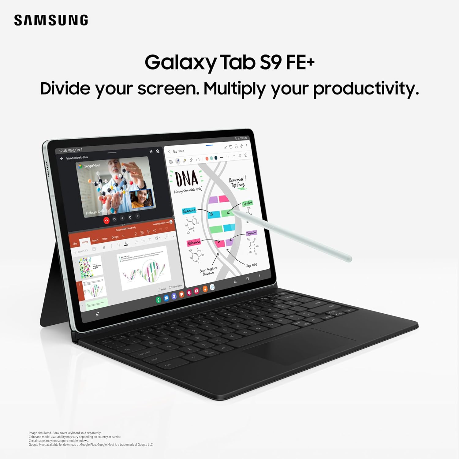 Samsung Galaxy Tab S9 FE+ 31.50 cm (12.4 inch) Display, RAM 12 GB, ROM 256 GB Mahajan Electronics Online