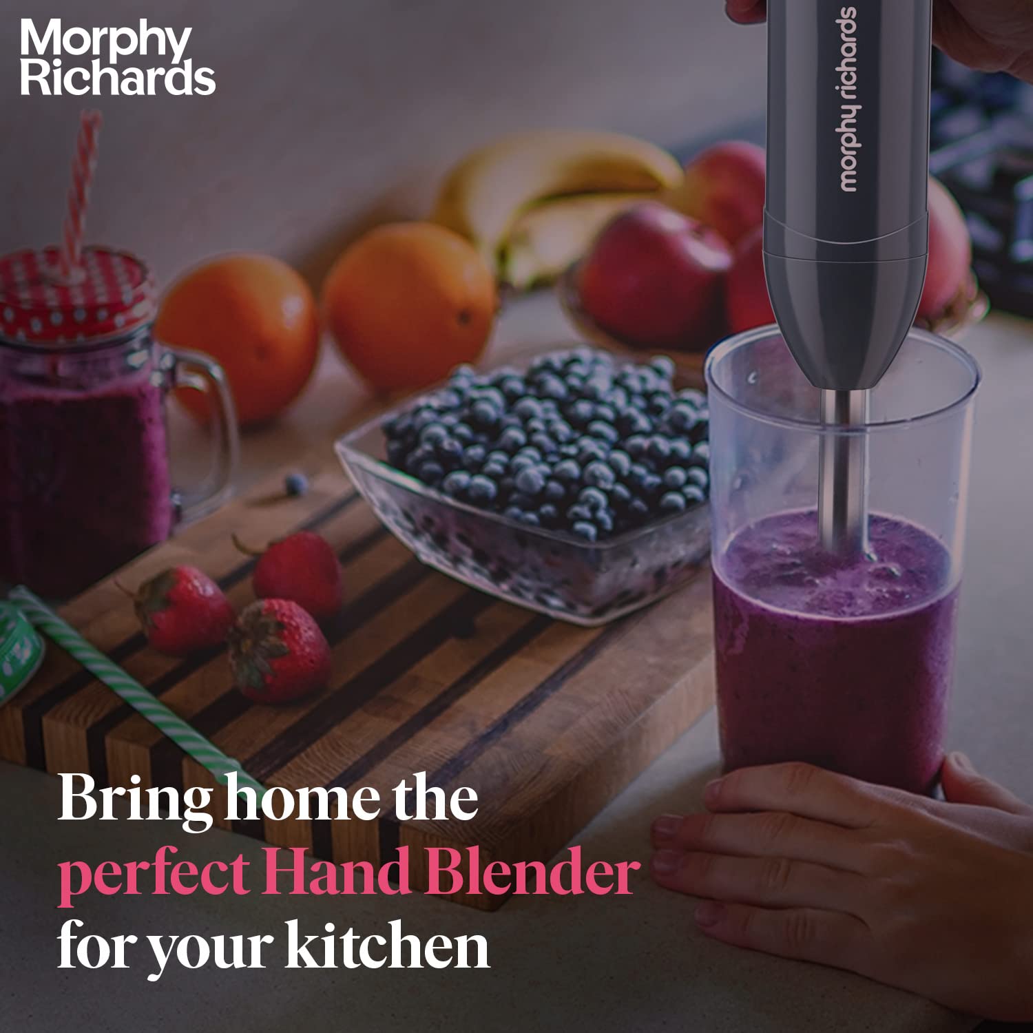 Morphy Richard Pronto Plus Hand Blender 300W, Grey Mahajan Electronics Online