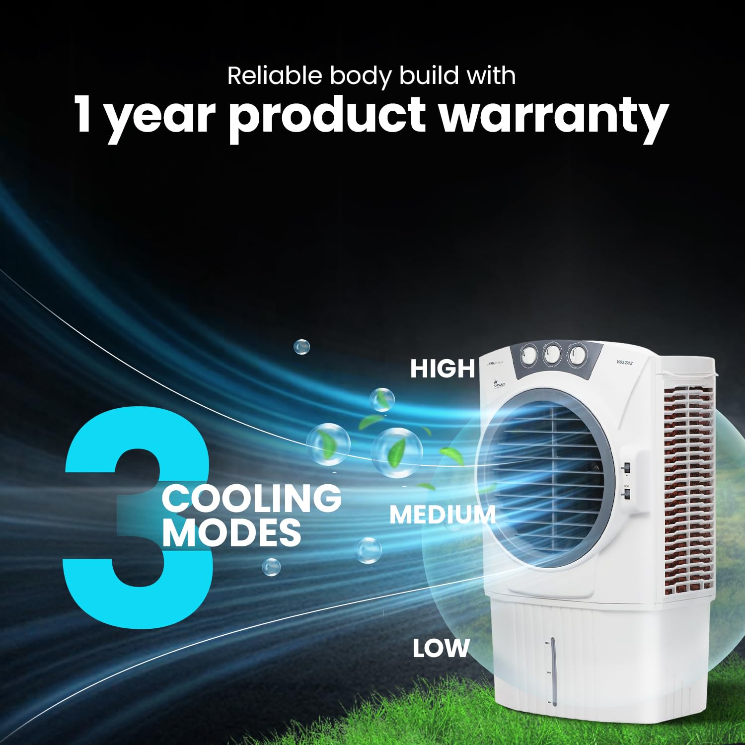 Voltas Grand 52 Desert Cooler - 52L, Off-White mahajan electronics onilne
