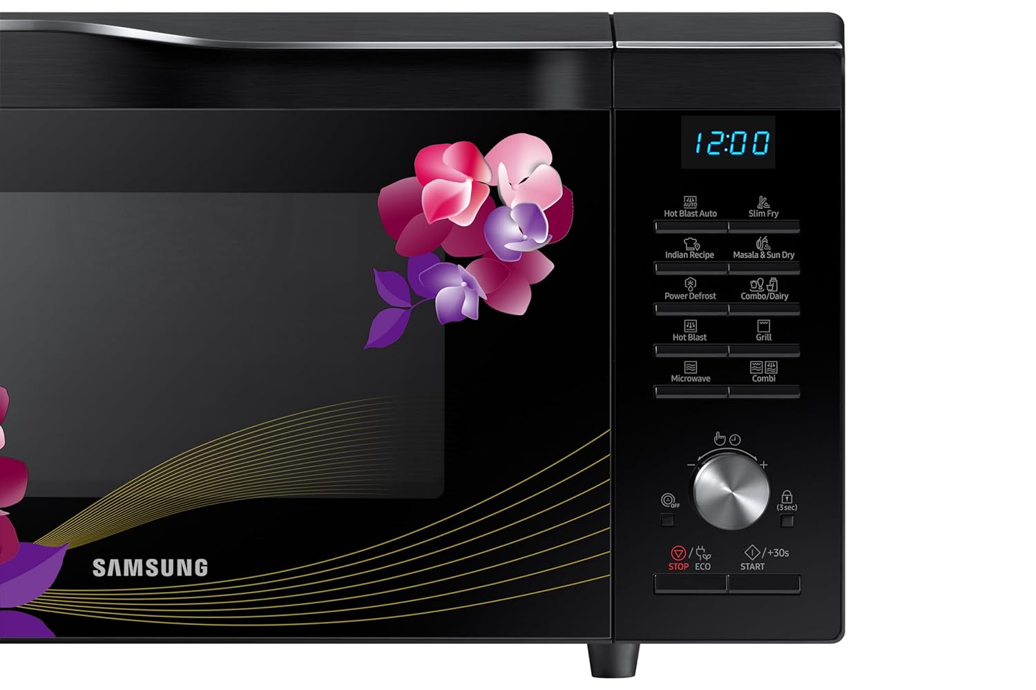 Samsung MC28M6036CH/TL 28L Convection Microwave Oven ( Black & Pattern Mahajan Electronics Online 