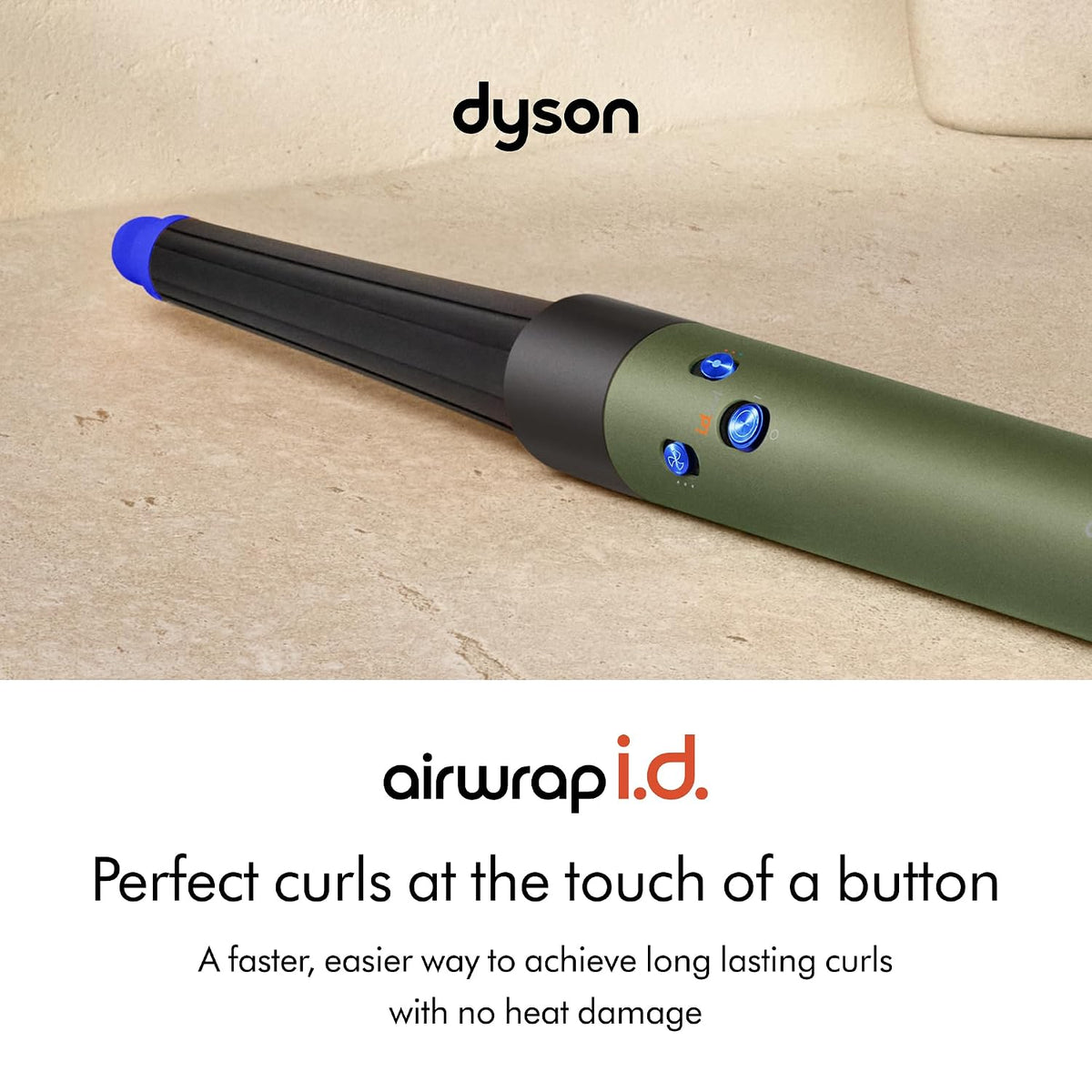 Dyson Airwrap I.D. 6-In-1 Multi-Styler | Styles Without Heat Damage| 7 Styling Settings|3 Speed & 3 Heat Settings|Cold Shot| Enhanced Coanda Airflow| 2 Yr Warranty,1300 Watts (Ceramic Khakhi) Dyson online mahajan electronics 