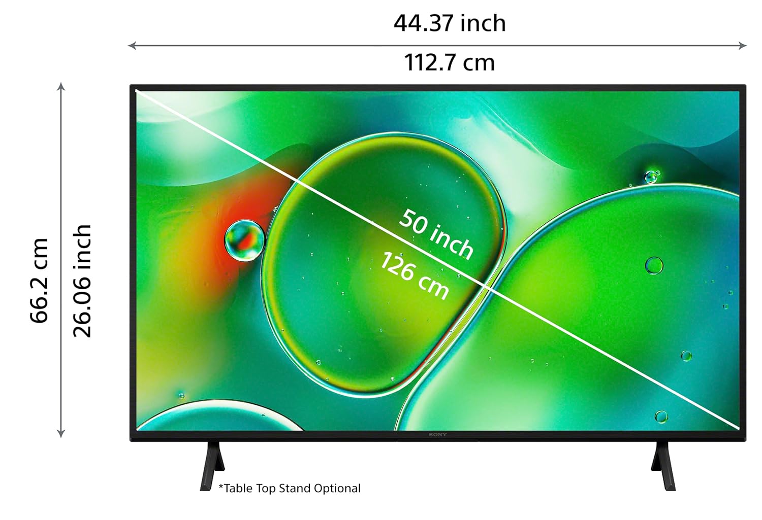 Sony K-50S20 BRAVIA 2 Series 126 cm (50 inches) 4K Ultra HD Smart LED Google TV Mahajan Electronics Online