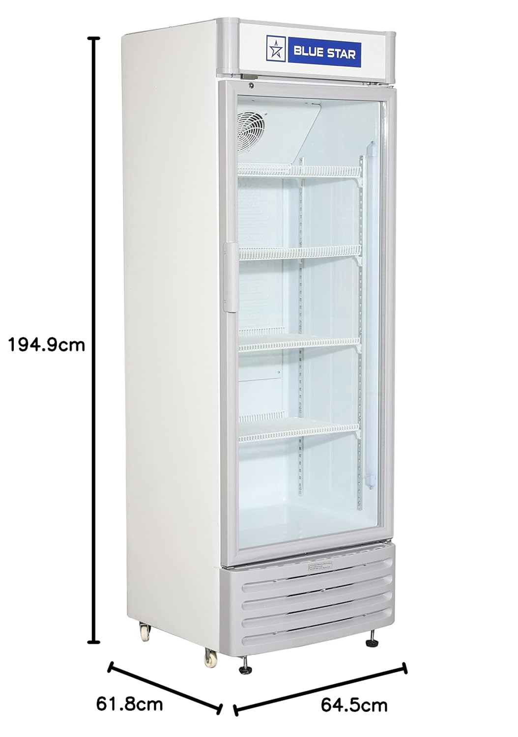 BLUE STAR VC400A Visi Cooler (385 Liter, White) Mahajan Electronics Online