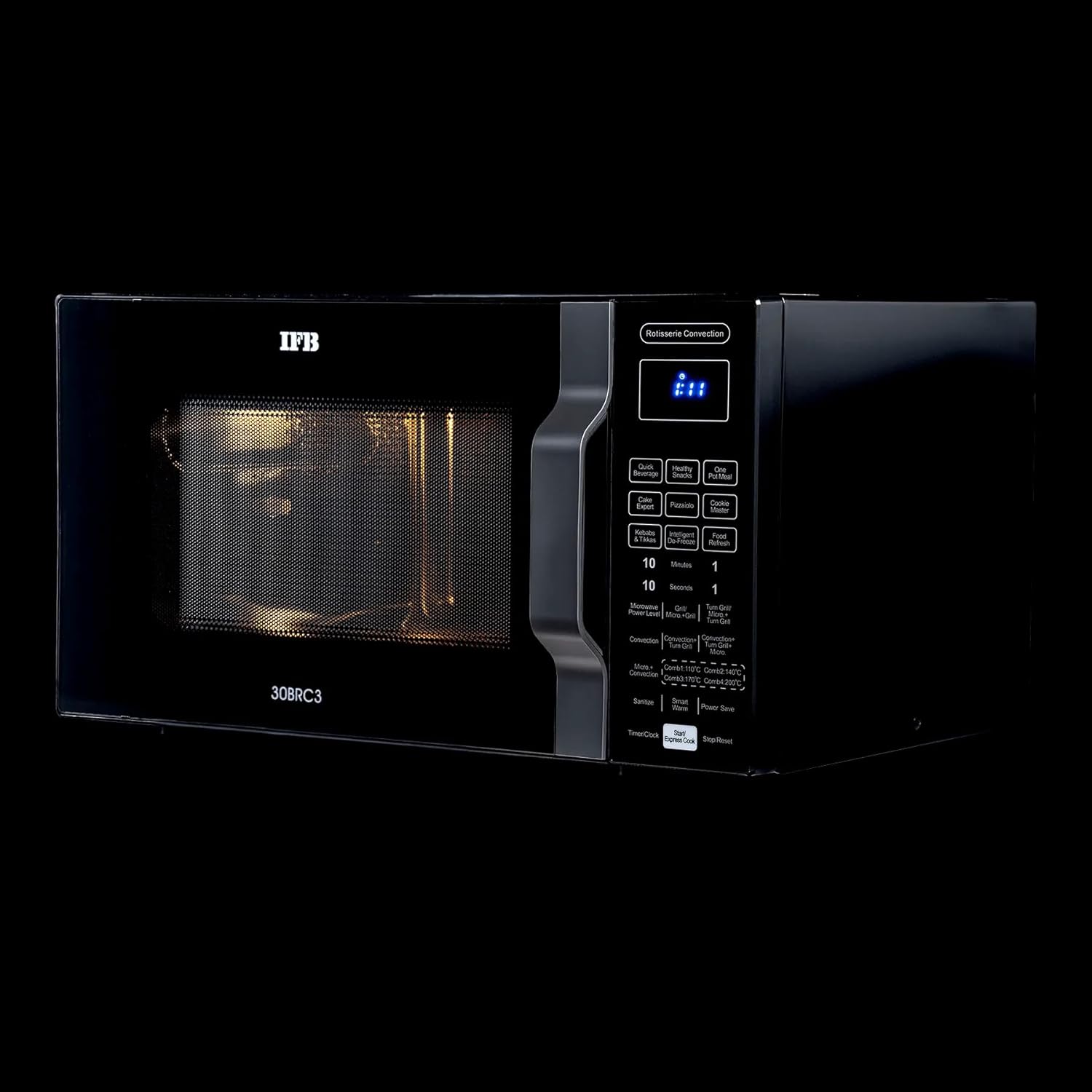 IFB 30BRC3 30 L Rotisserie Convection Microwave Oven ( Black) Standard Mahajan Electronics Online
