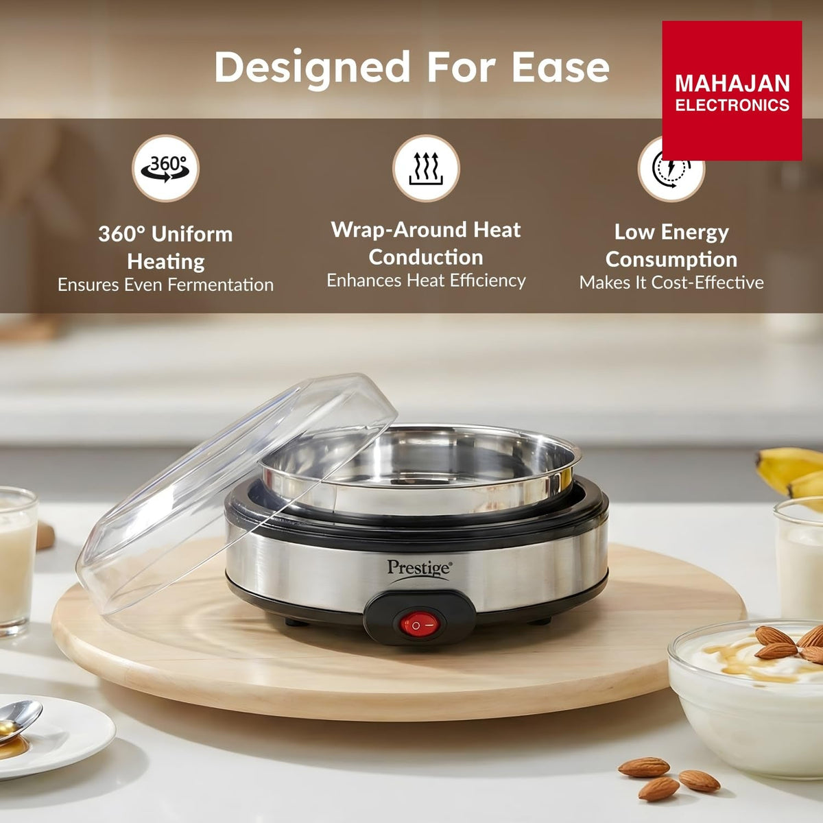 Prestige PYM 02 Electric Yoghurt Maker – Mahajan Electronics Online.