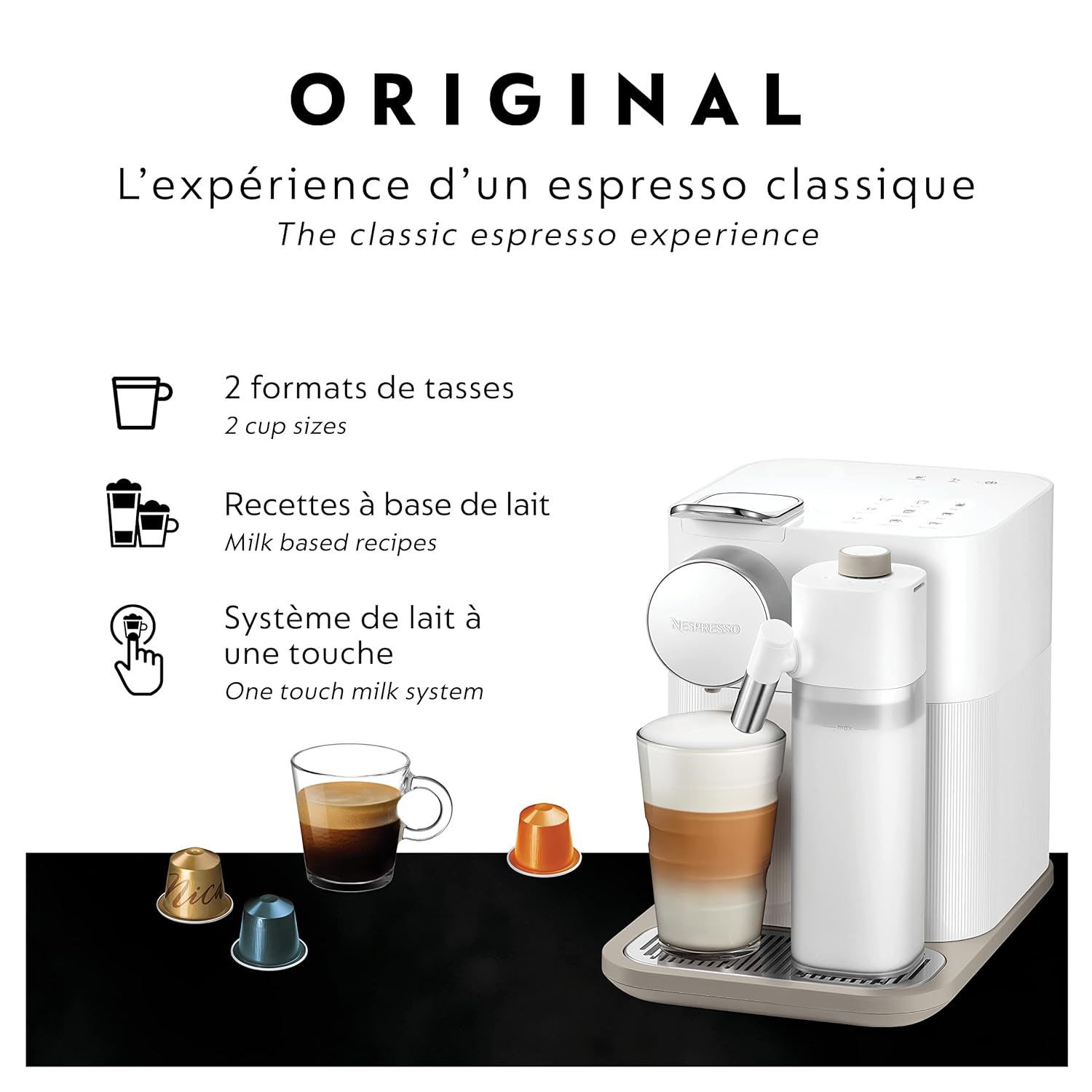 Nespresso Gran Lattissima EN640.W Coffee and Espresso Machine Mahajan Electronics Online