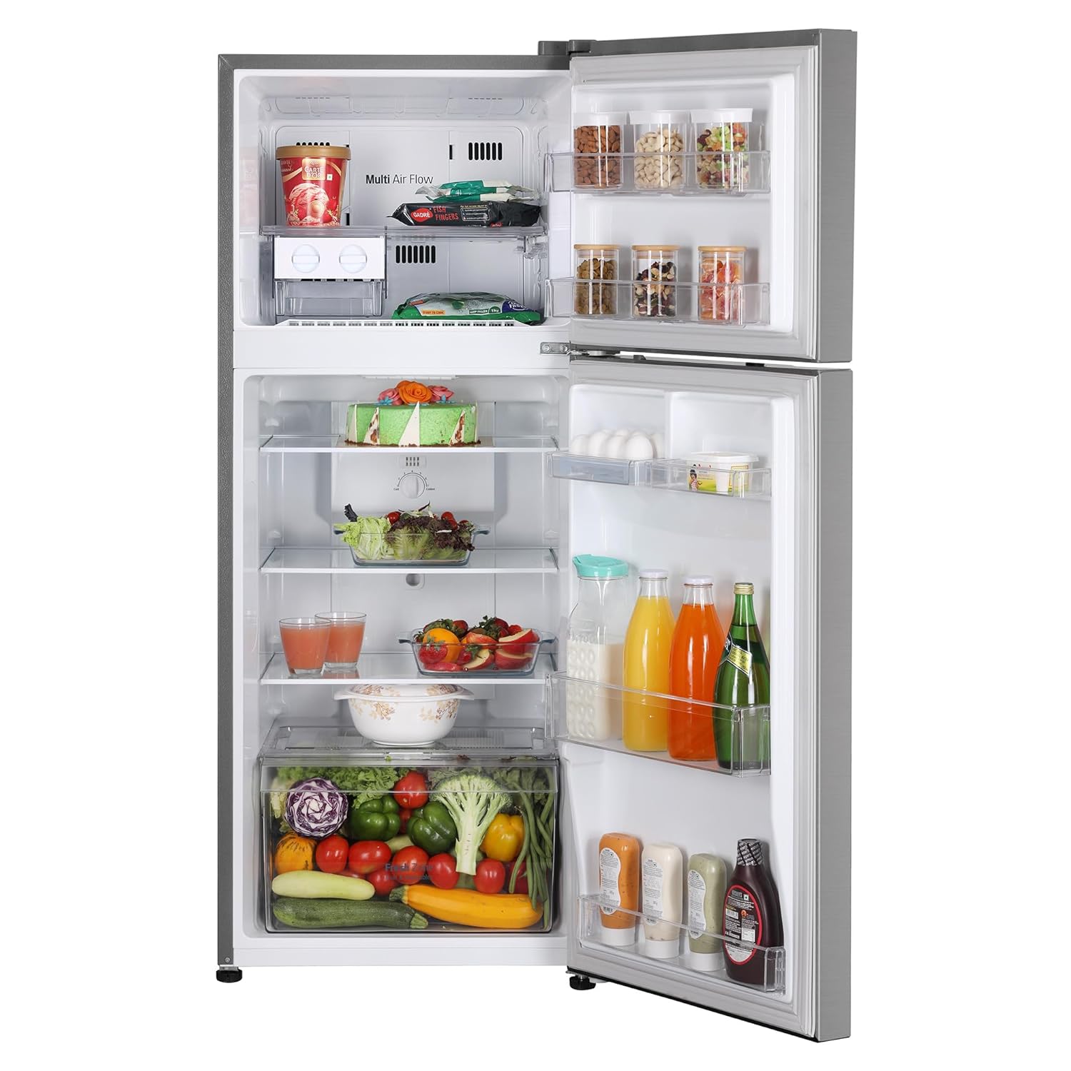 LG GL-N292DPZY 242 L 2 Star Frost-Free Smart Inverter Double Door Refrigerator ( Shiny Steel, Smart Connect & Multi Air Flow) Mahajan Electronics Online