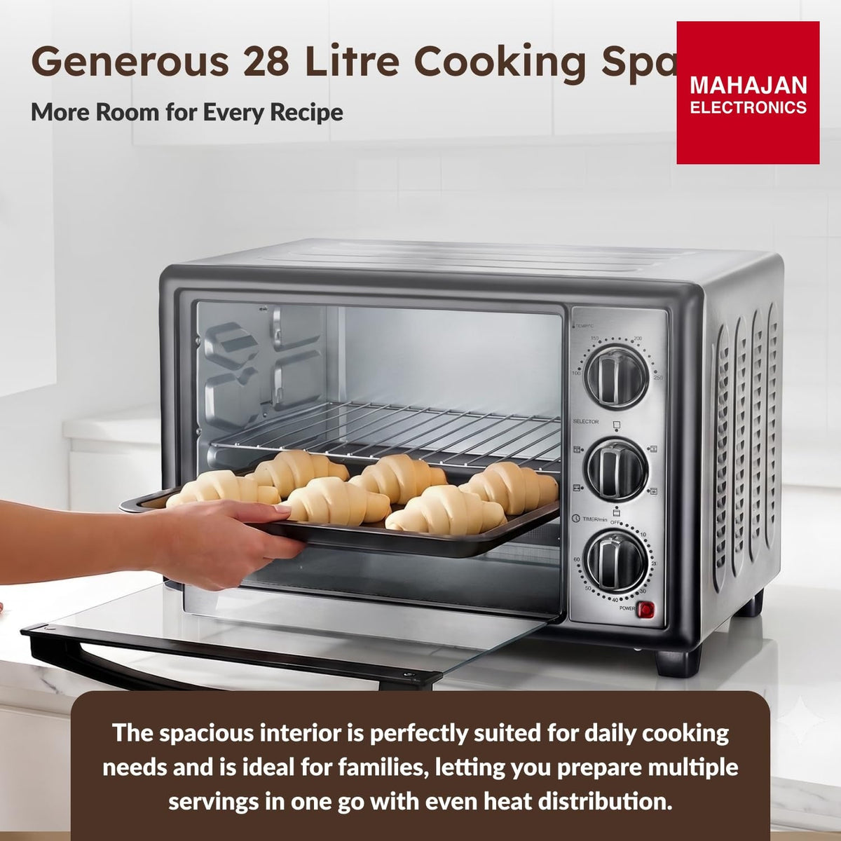 Prestige POTG 28AC 28 L OTG with Air Fry – Mahajan Electronics Online.