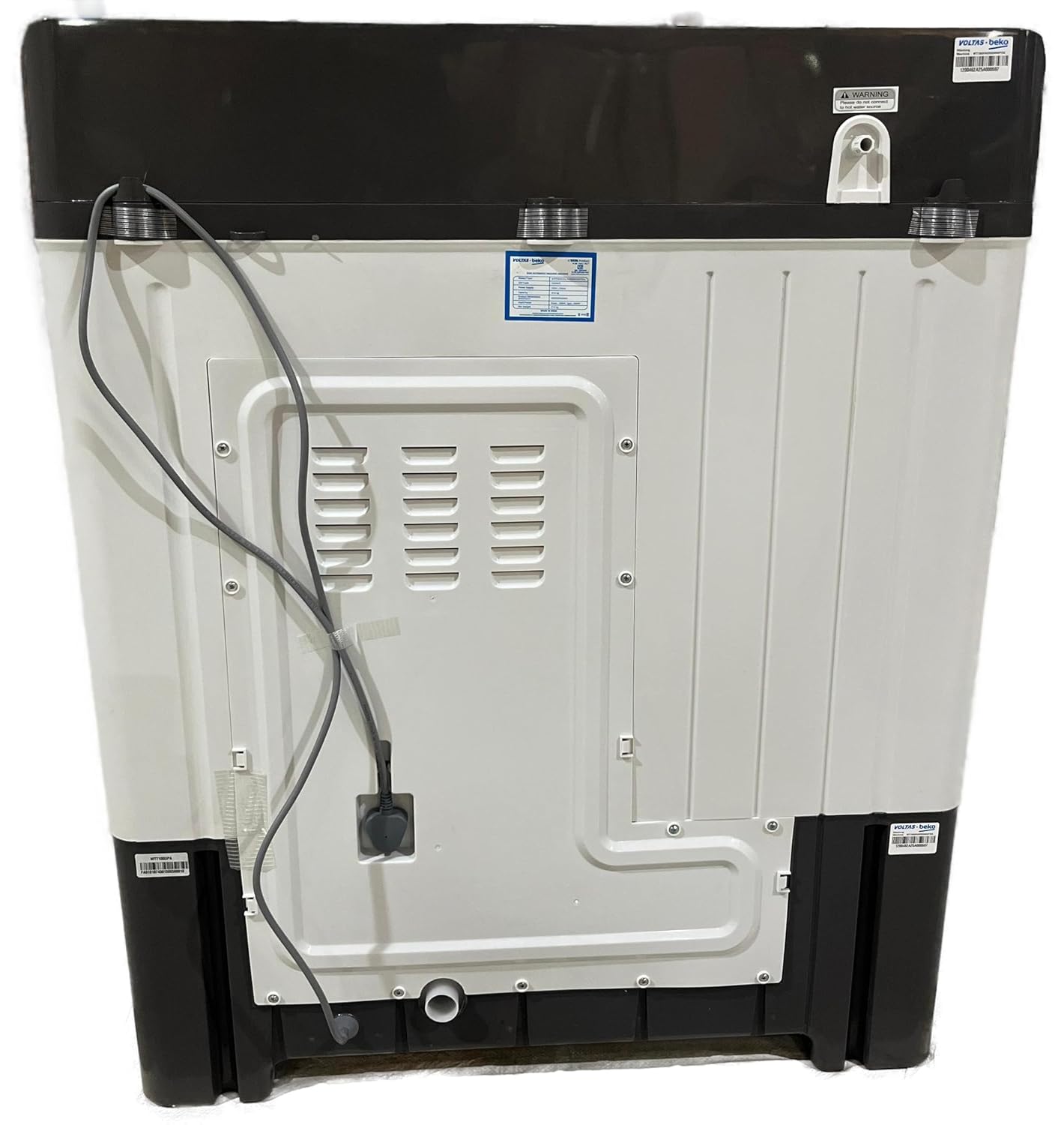 Voltas Beko WTT100UPA/GRSSWH5PTDA 10 kg Semi Automatic Top Load Washing Machine mahajan electronics onilne