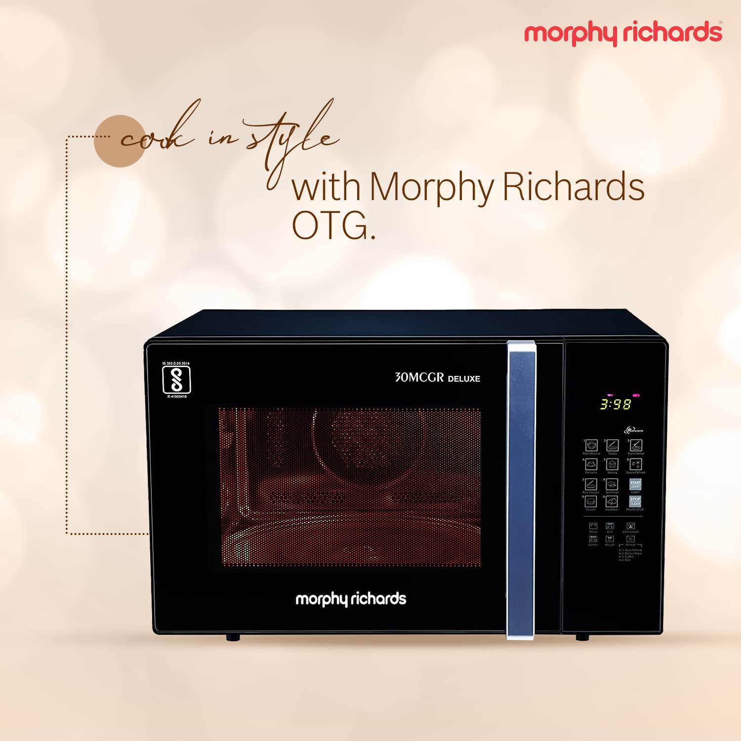 Morphy Richards 30 MCGR Deluxe 30L Convection Microwave Oven Mahajan Electronics Online