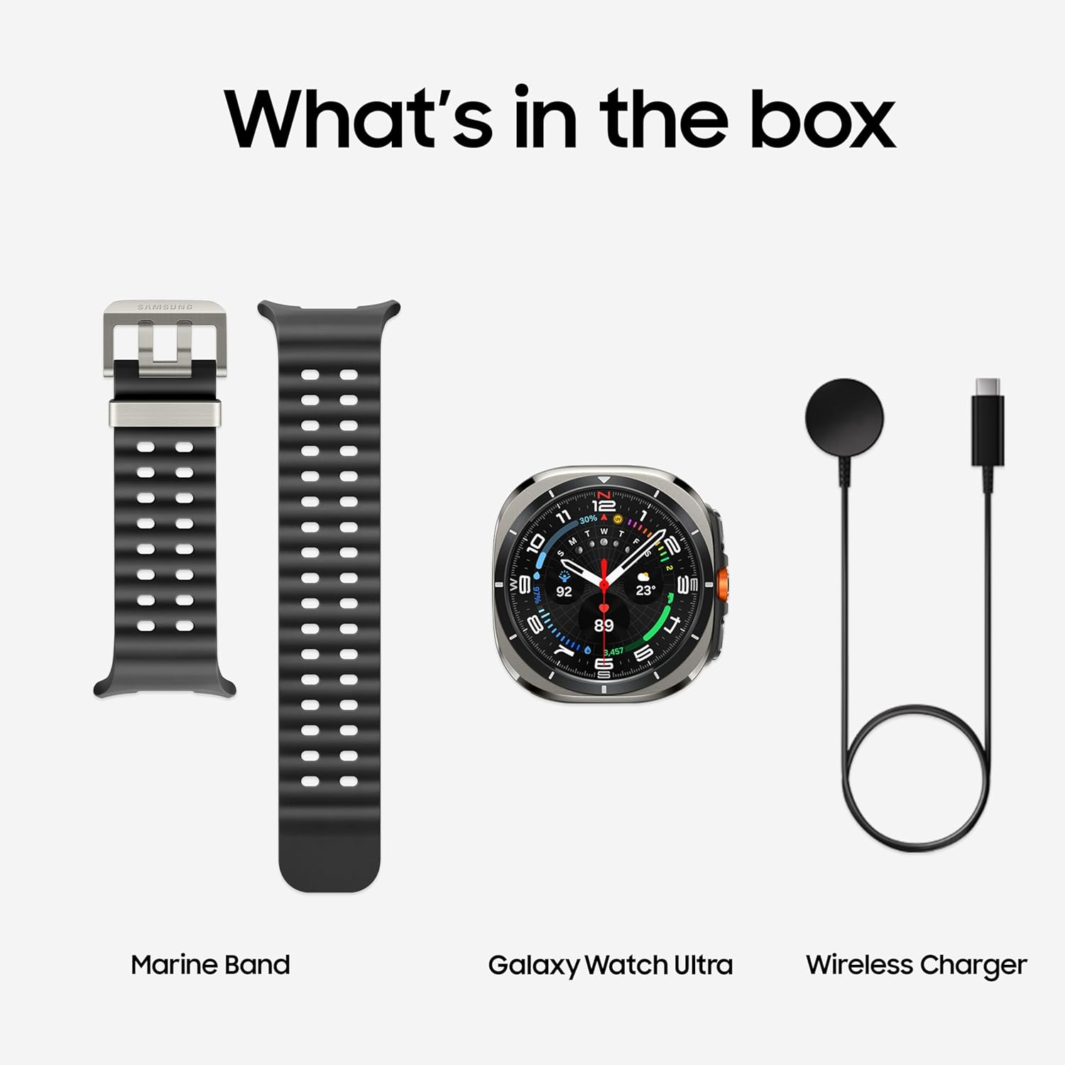 Samsung Galaxy Watch Ultra (47mm, LTE, Silver) with Upto 100h battery Mahajan Electronics Online