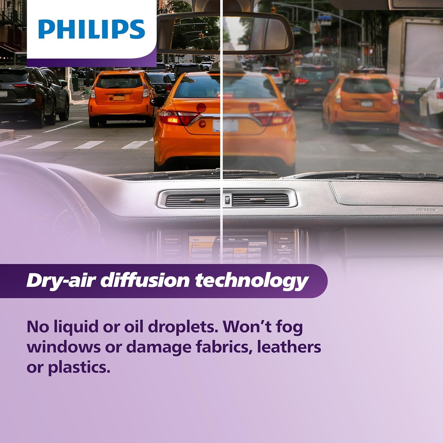 Philips OlfaPure 7100 Smart Car Aroma Scent Diffuser, 10 Long Lasting Car Fragrances to Choose from Mahajan Electronics Online