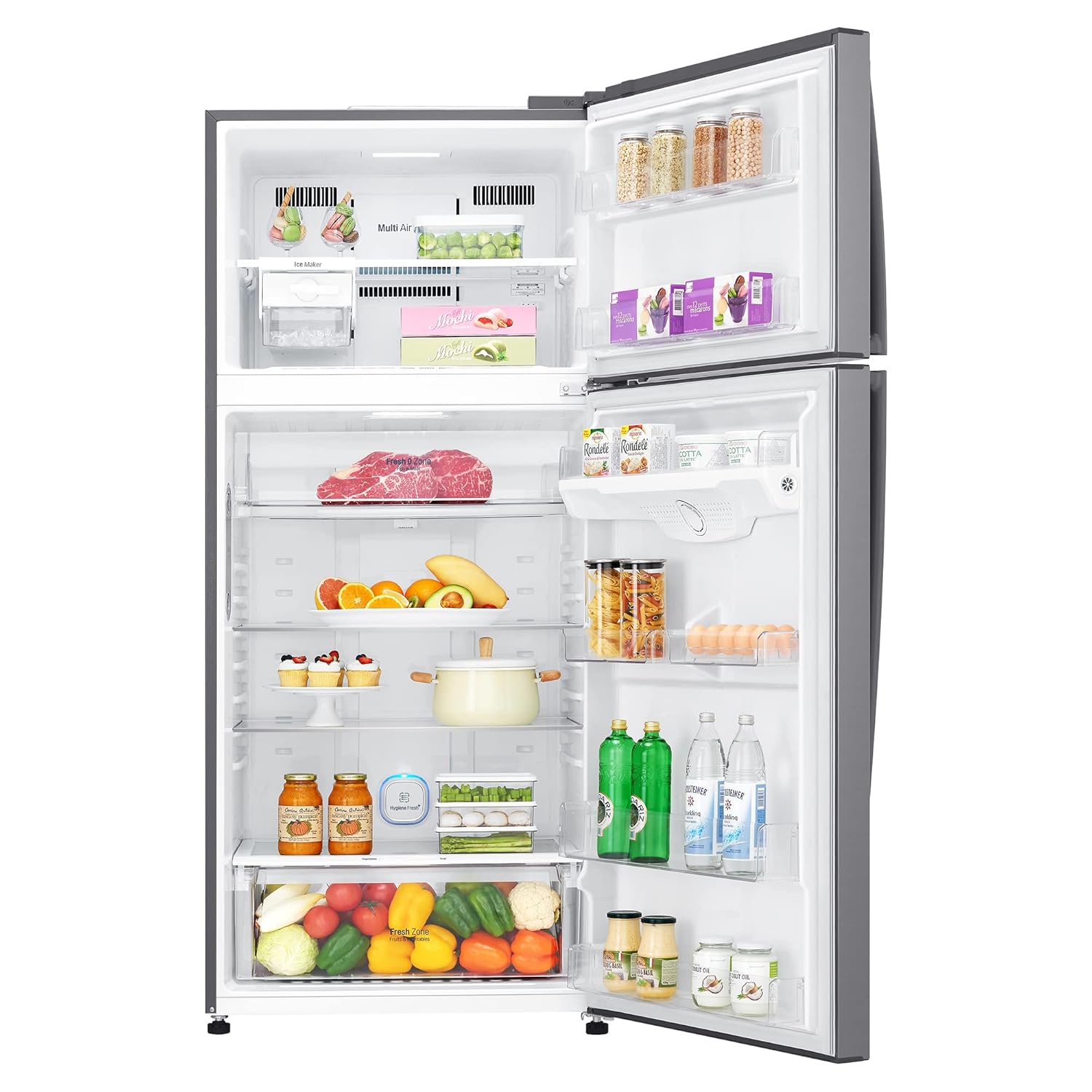 LG GL-H702HLHM 506 L 1 Star Frost Free Inverter Wi-Fi Double Door Refrigerator Mahajan Electronics Online