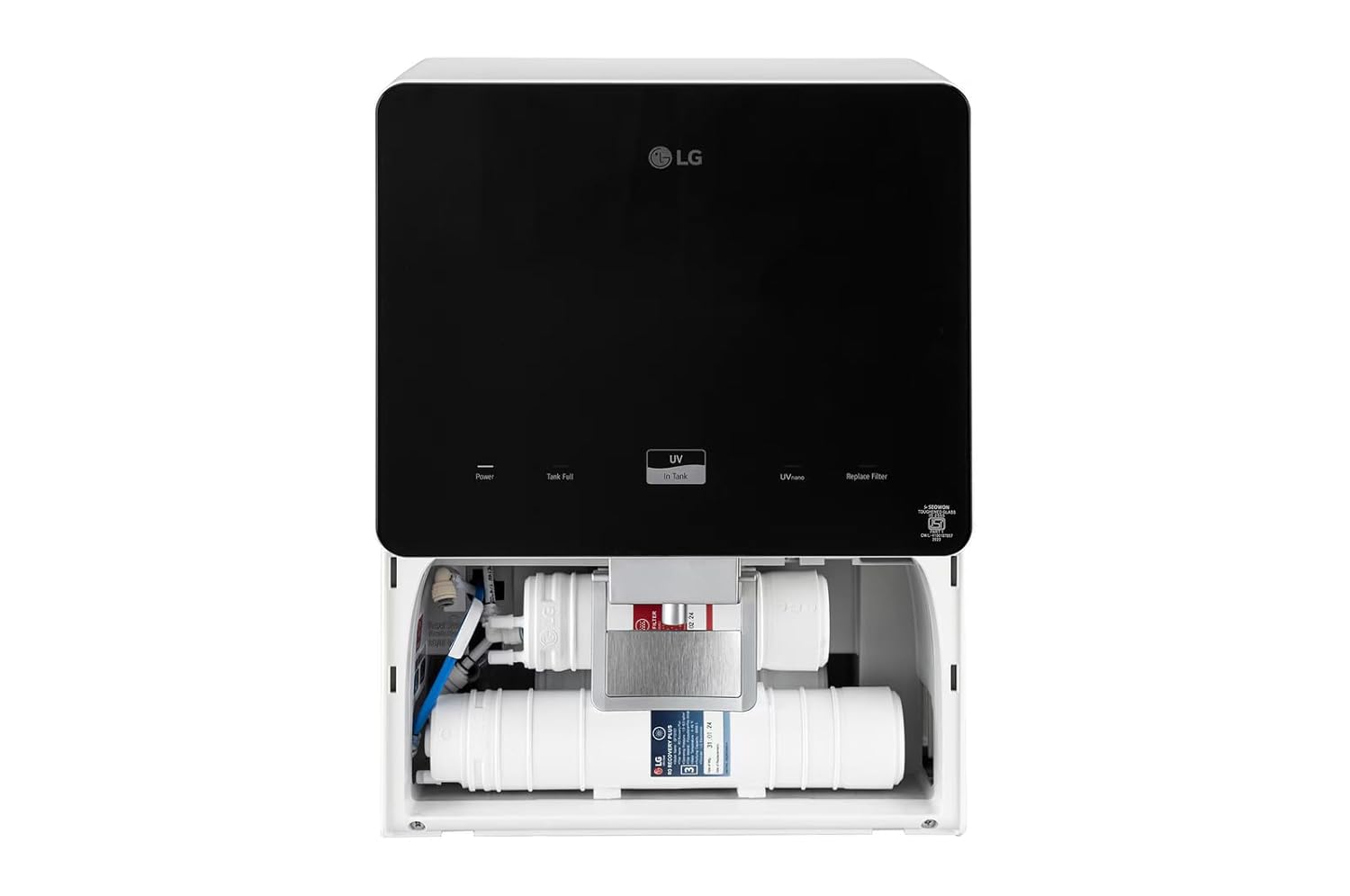 LG WW176GPBW 8L RO + UV Water Purifier with Multi Stage Filtration Process (Black & White) Mahajan Electronics online