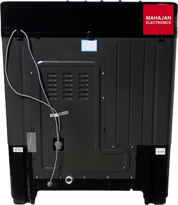 Voltas Beko WTT120UPA/BKSSDG5GTDA 12 Kg 5 Star Semi-Automatic Top Load Washing Machine | Double Waterfall, 1350 RPM, Black – Mahajan Electronics image 5