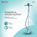 Havells Glanzo Garment Steamer 1650 Watts (Blue And Grey) (GHGGSBRB165) Mahajan Electronics online