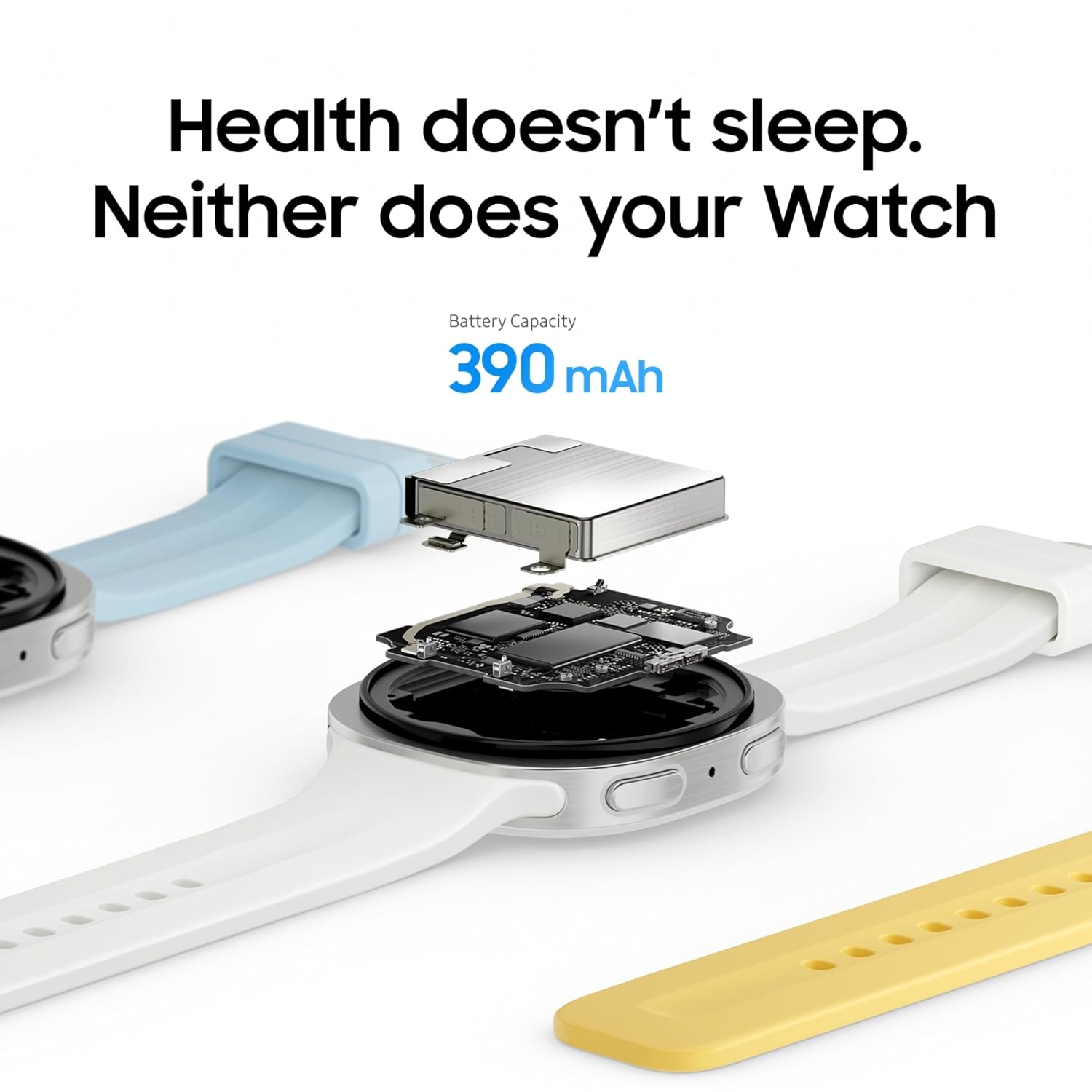 Samsung Galaxy Watch9 (44mm Bluetooth, Silver) Samsung