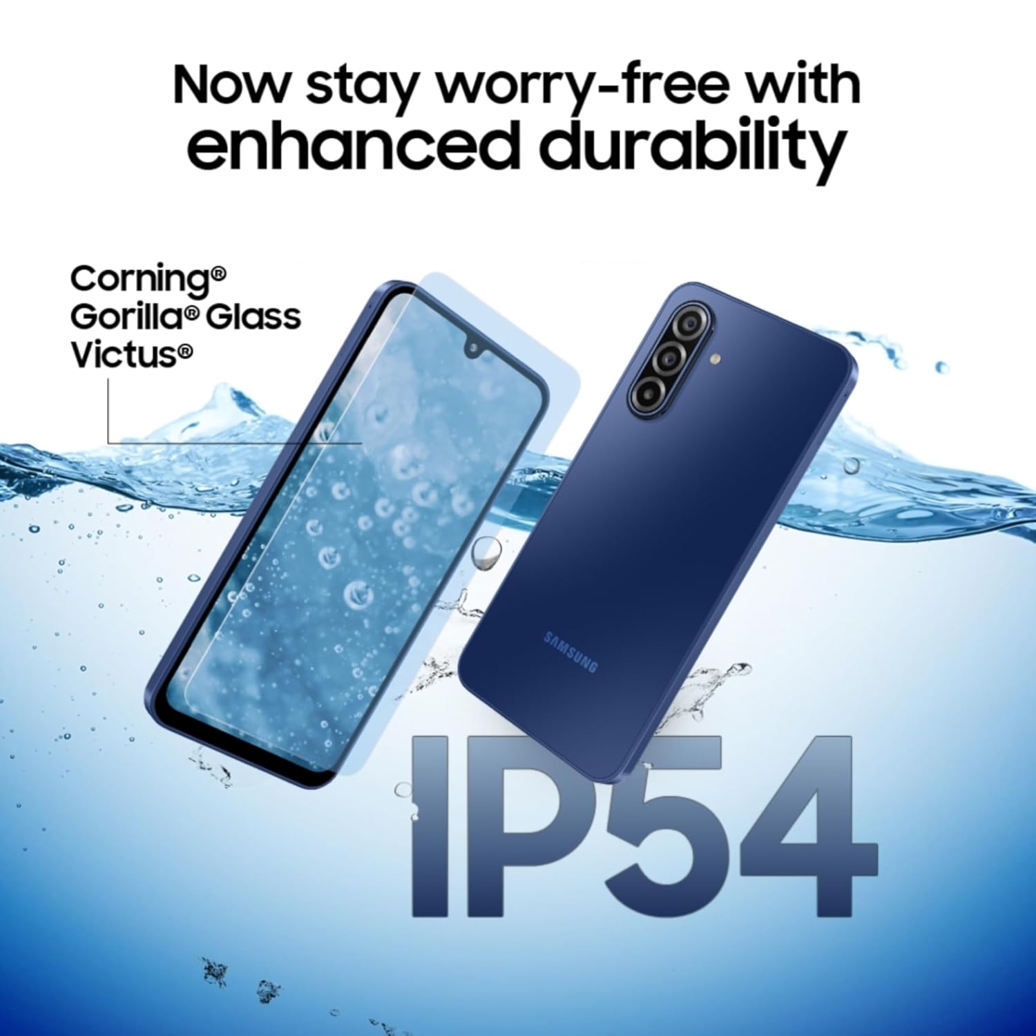 Samsung Galaxy A17 5G (Blue, 6GB RAM, 128GB Storage) | 50 MP No Shake Camera | Gemini Live | Circle to Search | Super AMOLED | Corning Gorilla Glass Victus | 7.5mm Sleek | AI Mahajan Electronics Online