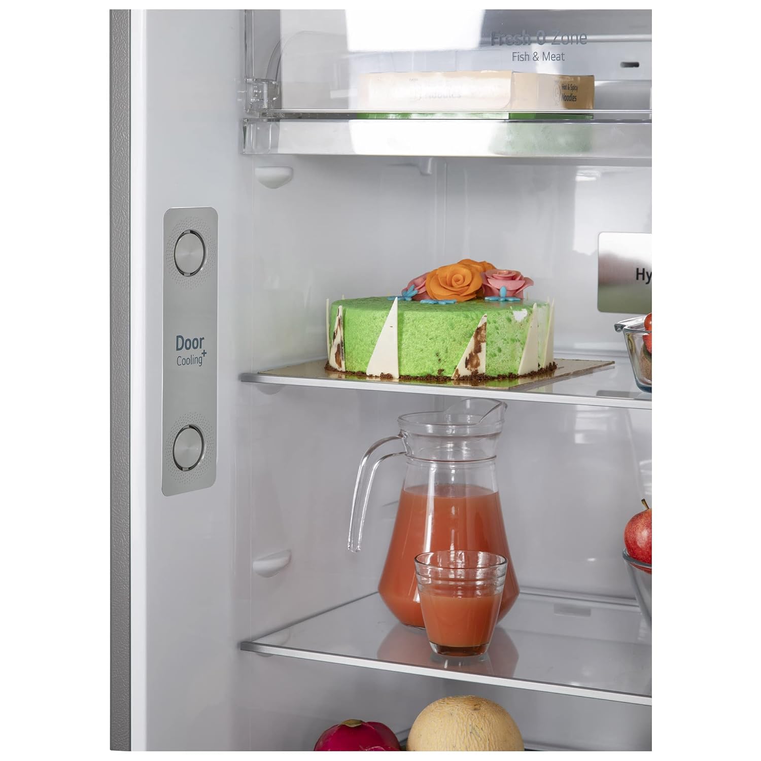LG GL-S422SPZY 398 L 2 Star Frost-Free Smart Inverter Double Door Refrigerator ( Shiny Steel, Convertible with Express Freezing) Mahajan Electronics Online