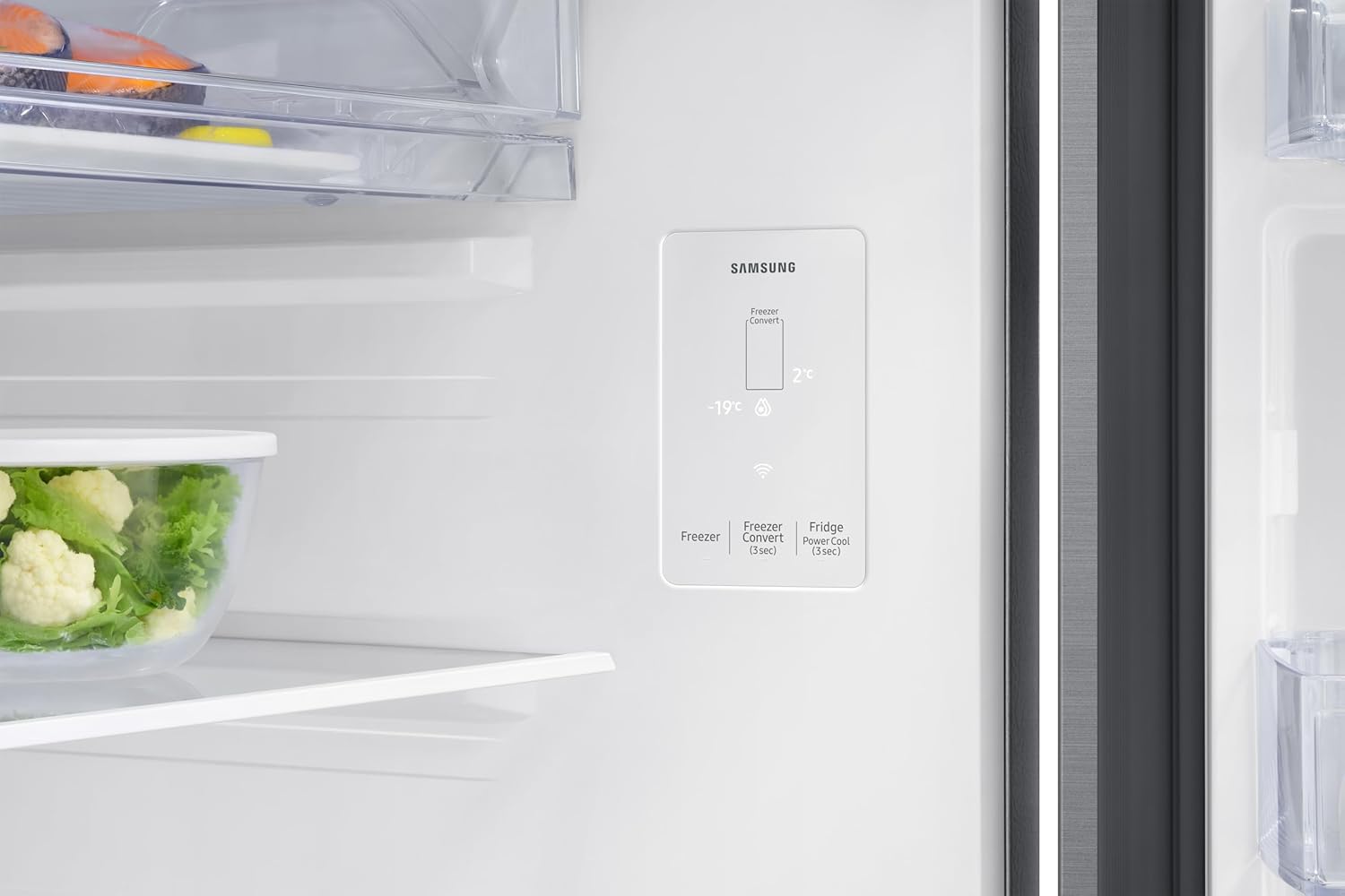 Samsung RT38HG5A42S8HL 350 L, 2 Star, Convertible 5-in-1, Digital Inverter, Frost Free Double Door, WiFi Bespoke AI Refrigerator ( Silver, Light DOI Metal, 2026 Model) Mahajan Electronics Online