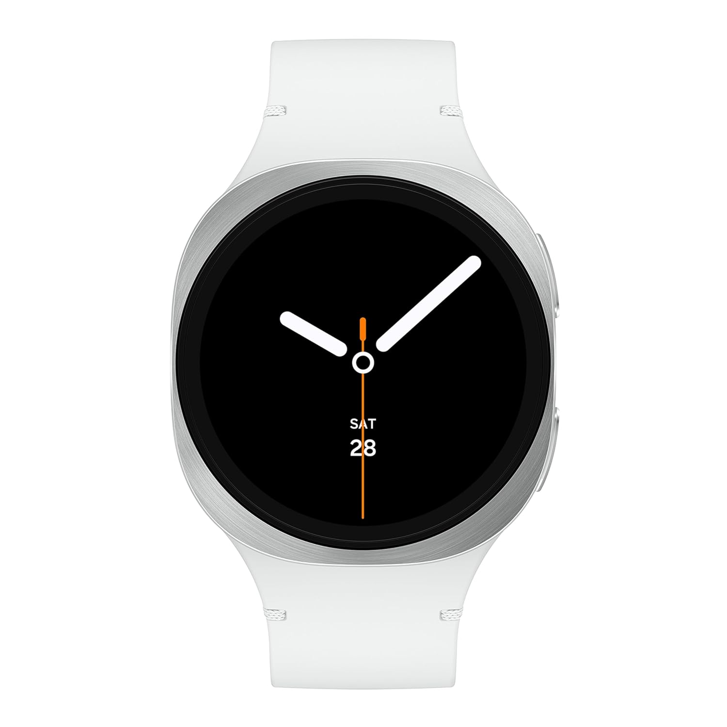 Samsung Galaxy Watch8 (44mm, Bluetooth, Silver) with 3nm Processor | Dual GPS | Sapphire Glass & Armor Aluminum | 5ATM & IP68 | BP, ECG, IHRN & Vascular Load Monitoring | Anti-oxidant Index Mahajan Electronics Online