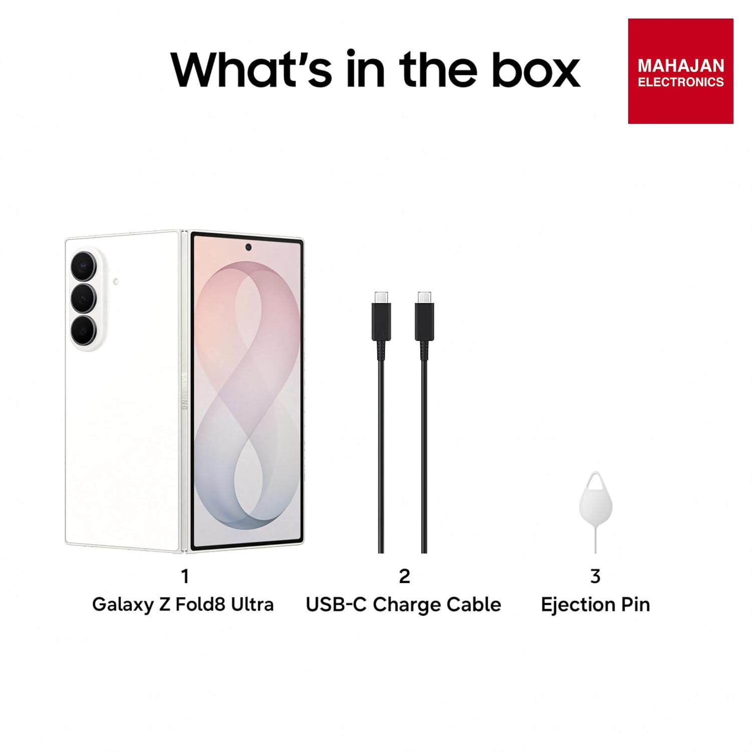 Samsung Galaxy Z Fold8 Ultra 5G Smartphone with Galaxy AI (Cream, 12GB RAM, 256GB Storage), Customised Processor, 5000mAh Battery, 200MP Camera, Now Nudge, Photo Assist Samsung