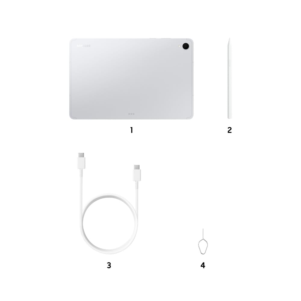 Samsung Galaxy Tab S11 with AI, S Pen in-Box, 27.8 cm (11 inch) Dynamic AMOLED 2X Display, 12 GB RAM, 128 GB Storage, Wi-Fi + 5G Tablet, Silver Mahajan Electronics Online