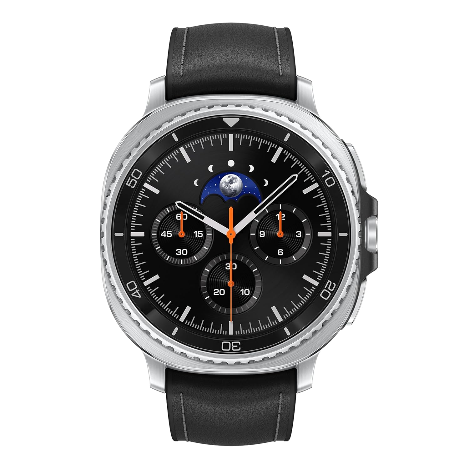 Samsung Galaxy Watch8 Classic (46mm LTE, Black) with 3nm Processor | Dual GPS | Sapphire Glass & Stainless Steel | 5ATM & IP68 | BP, ECG, IHRN & Vascular Load Monitoring | Anti-oxidant Index Mahajan Electronics Online