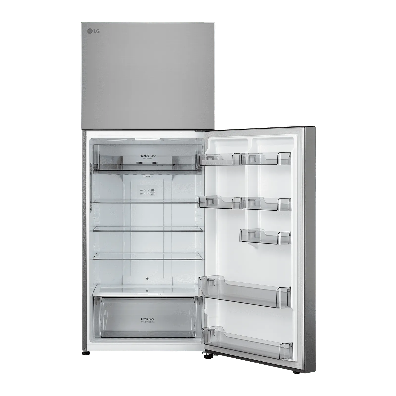 LG GLT4416CCPZ 446 Litres 1 Star Frost Free Double Door Convertible Refrigerator with Multi Air Flow ( Shiny Steel) Mahajan Electronics Online
