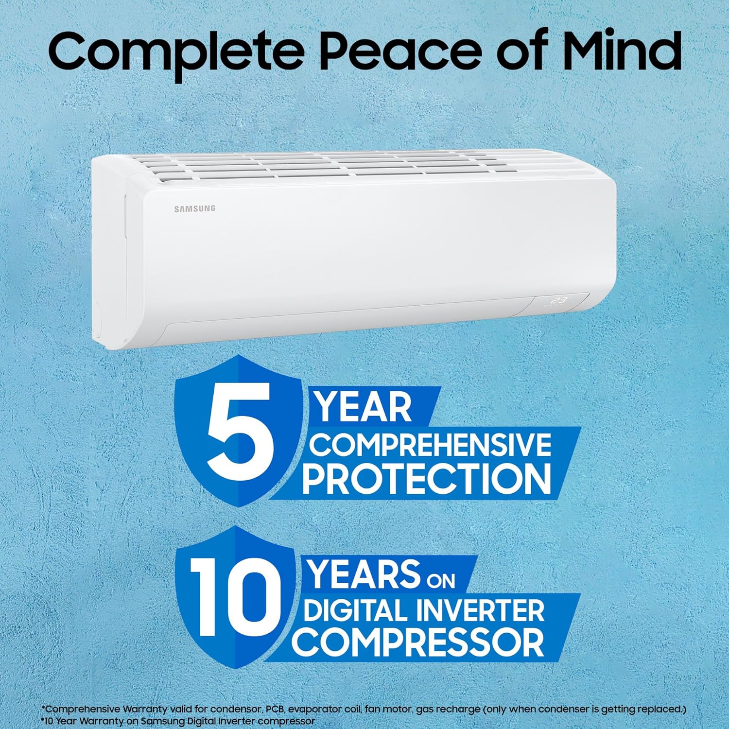 Samsung AR50H18D13HNNA 1.5 Ton 3 Star Bespoke AI Inverter Smart Split AC (2026 Model, WiFi, Energy Saving, Voice Control, Powerful Cooling, Copper, Digital Inverter, 4 Way swing, 5 Step Convertible) Mahajan Electronics ONline