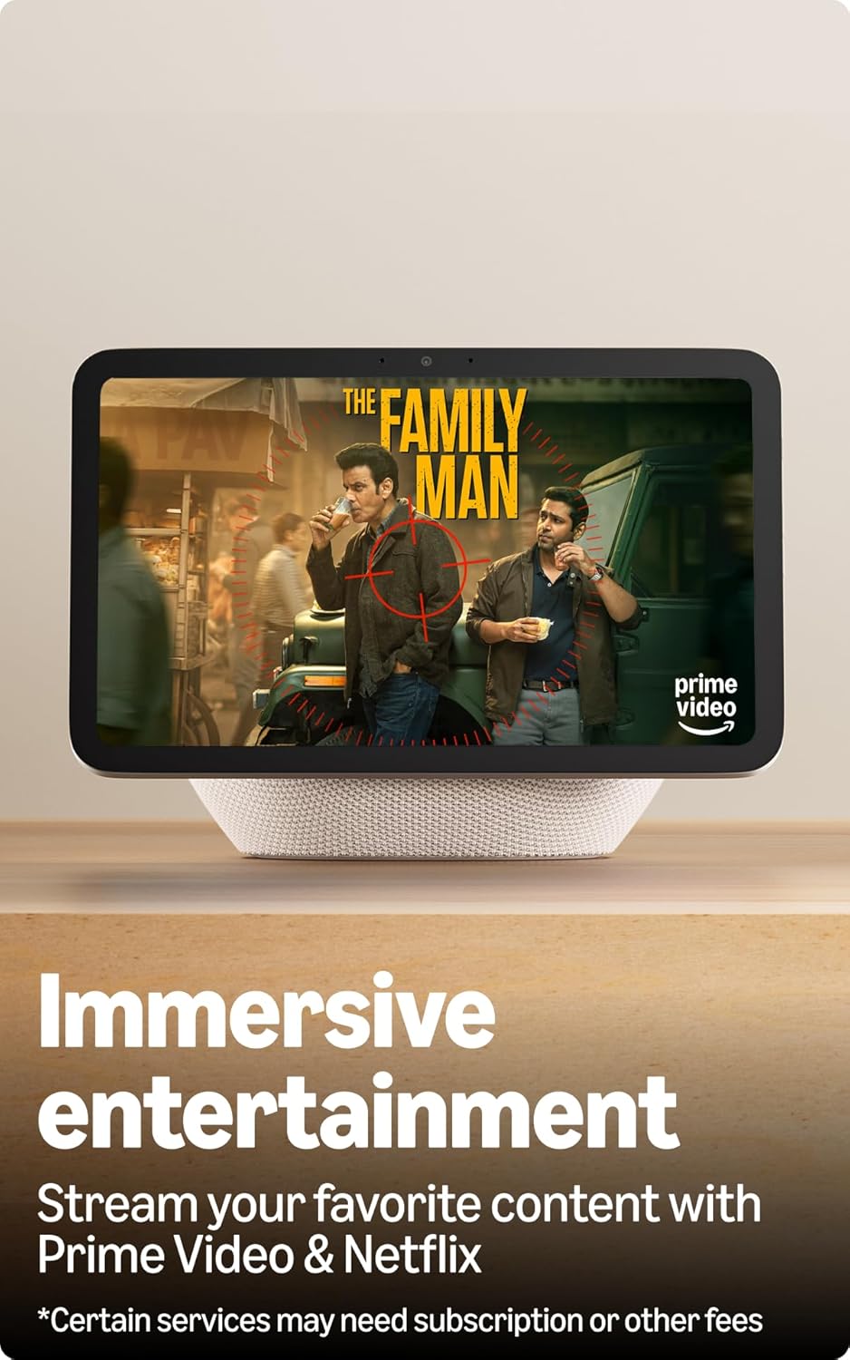 Amazon Echo Show 8 (newest model), vibrant 8.7" HD display with spatial audio & Alexa, new sleek design, smart home controls, 2x bass speaker, 13 MP camera, bluetooth, Graphite Mahajan Electronics Online