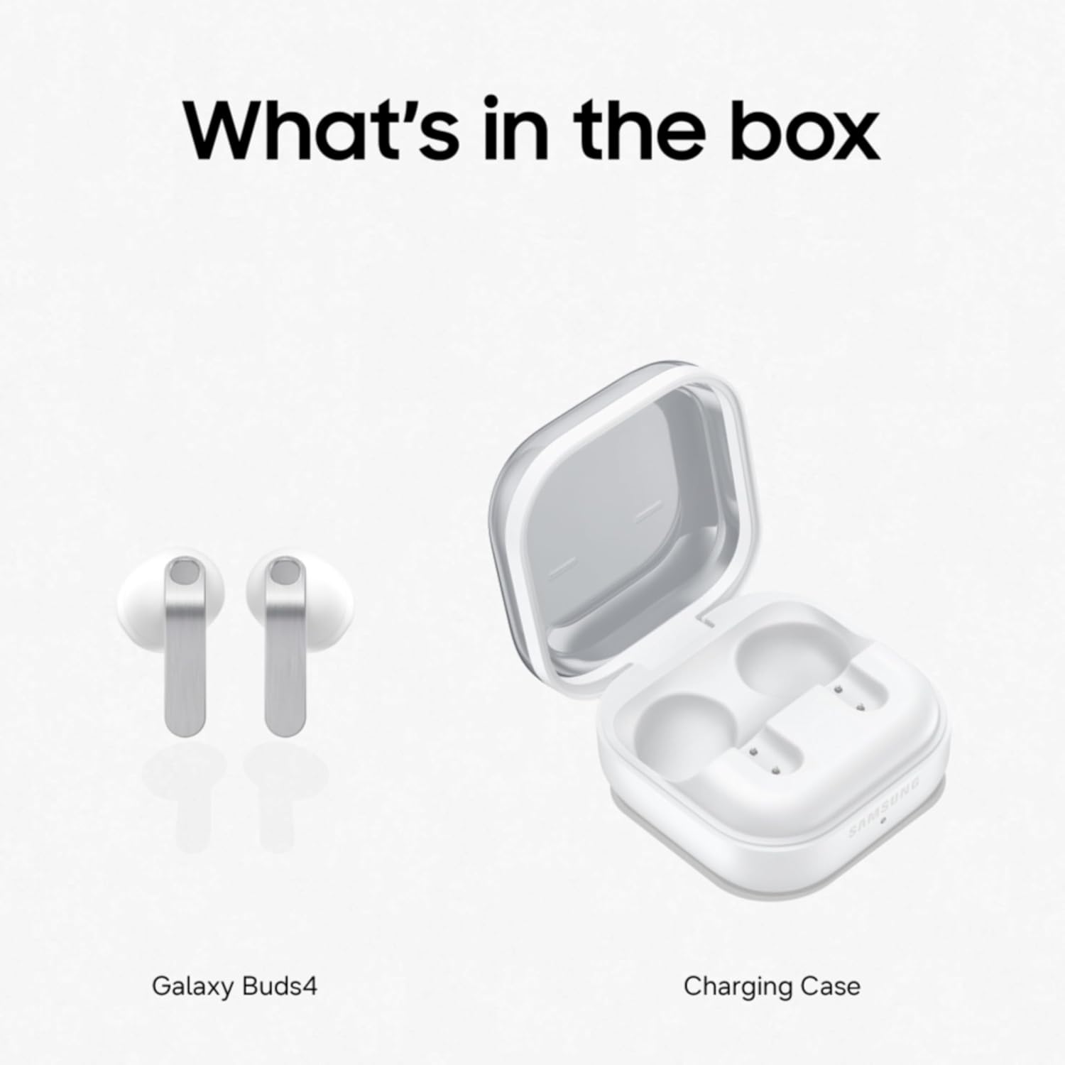 Samsung Galaxy Buds4 (White) in-Ear Wireless Earbuds with Hi-Fi Audio | Adaptive ANC and EQ 2.0 | 360-Audio | Live Translation | Head Gesture Control | IP54 Mahajan Electronics Online