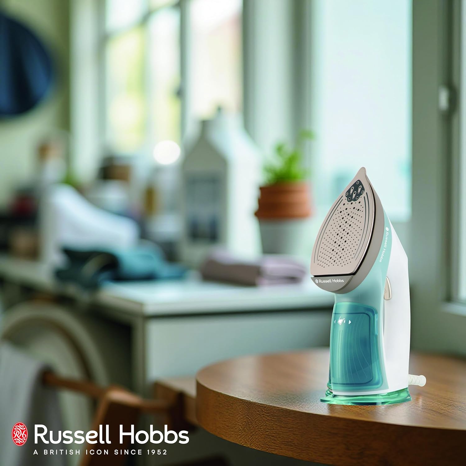 Russell Hobbs 1960W Handheld Garment Steamer RGS1960HANDY | Constant Powerful Steam Flow Vertical & Horizontal Steaming | Kills 99.9%* Bacteria, Eco & Boost Modes, Fast heat up | 2 Years Warranty Mahajan Electronics Online