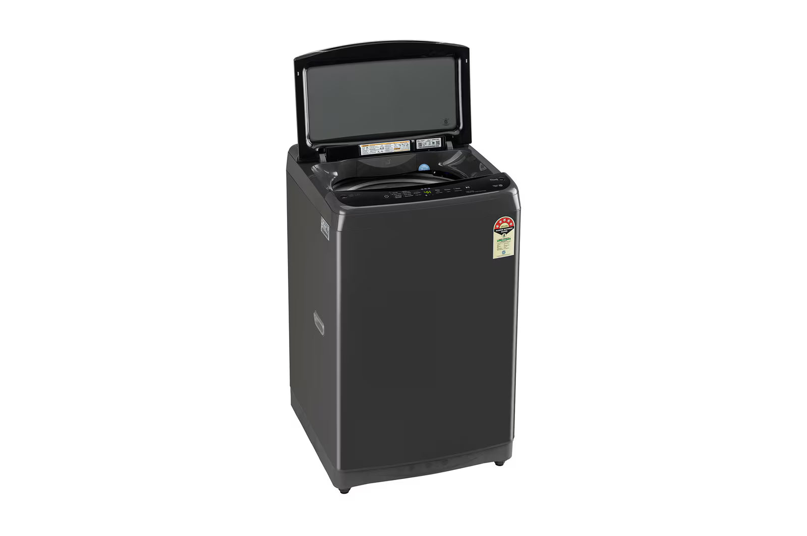 LG T80V4MB1S 8Kg Top Load Washing Machine, In-built Heater, Middle Black Mahajan Electronics Online