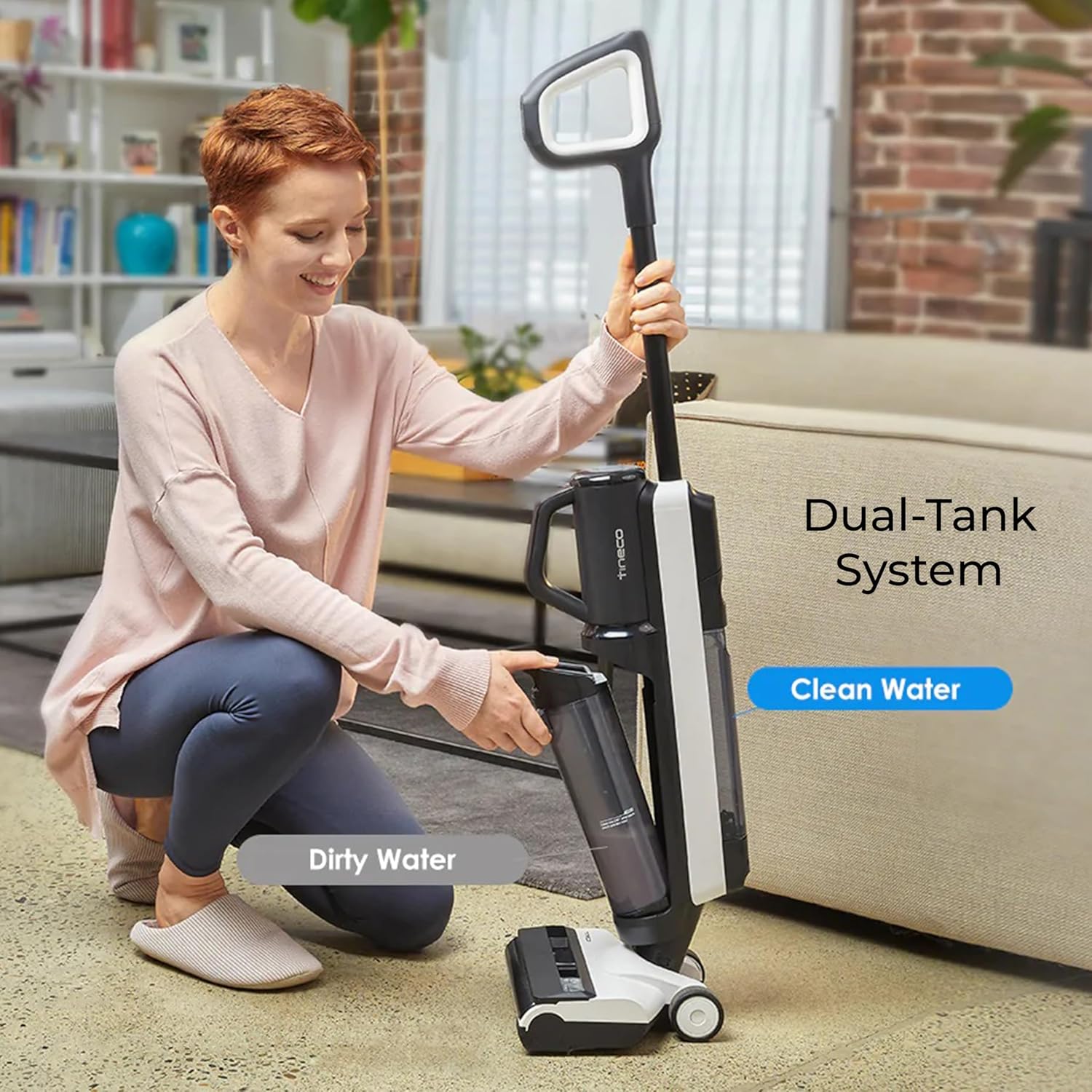 Tineco S5 Combo Cordless Wet & Dry Vacuum Cleaner, Converts to Handvac, Lightweight & Self-Propelled, Hands-Free Self-Cleaning, iLoop Smart Sensor, Tough Stain Removal, Auto Floor Washer Mahajan Electronics Online