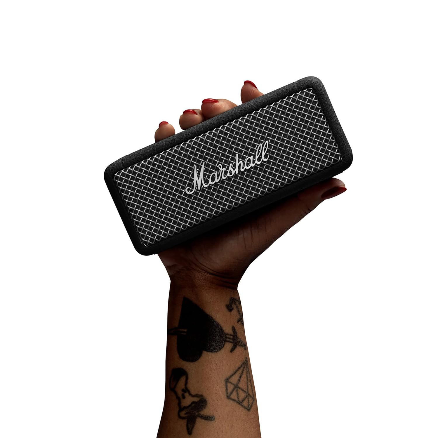 Marshall Emberton II Portable Bluetooth Speaker, Black & Steel Mahajan Electronics Online