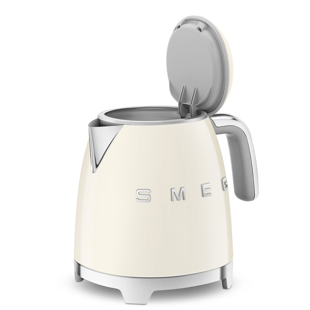 SMEG KLF05CREU Mini 50's Retro Style 3 Cup Electric Kettle with Double Wall Anti Slip Base and Water Level Indicator (Cream) Mahajan Electronics Online