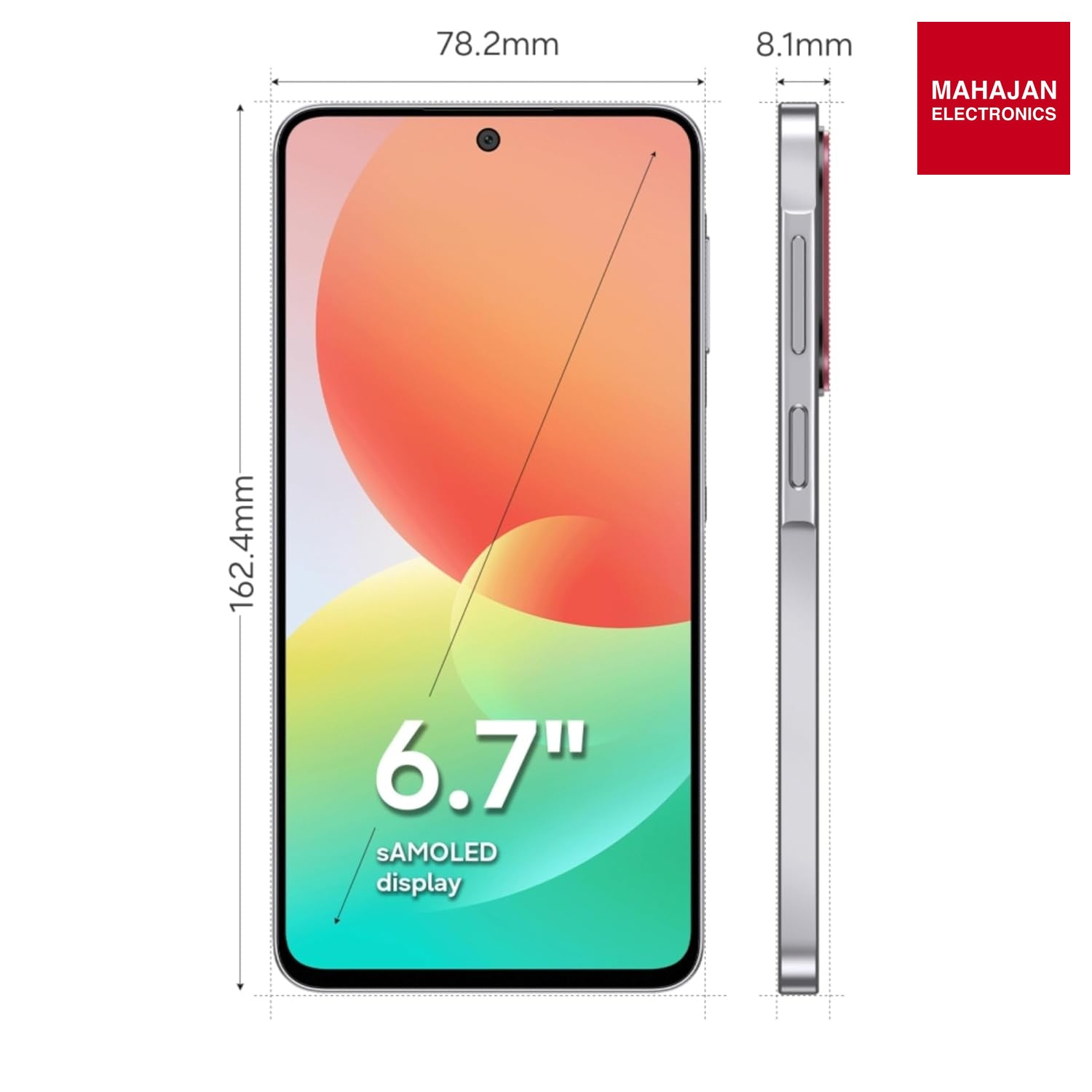 Samsung Galaxy M47 5G (Rogue Red, 6GB RAM, 128GB Storage)| Powerful Snapdragon Processor| Fast LPDDR5x – Mahajan Electronics Online.