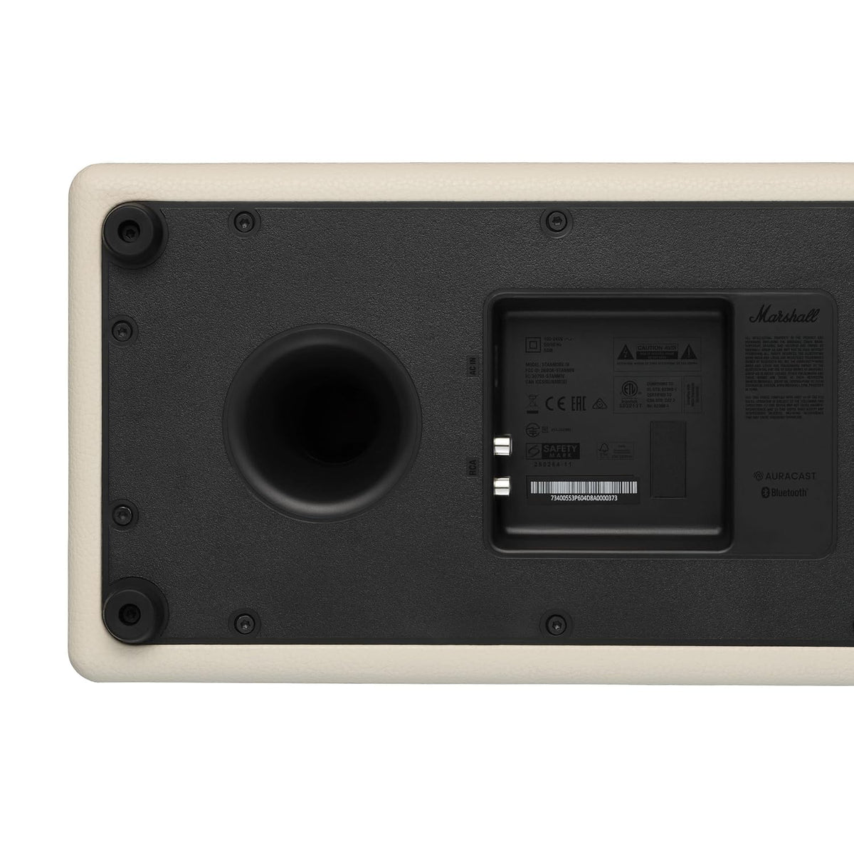 Marshall Stanmore IV Wired Connectivity Home Speaker with Bluetooth 5.3 with Auracast & RCA or 3.5mm Input - Cream Marshall