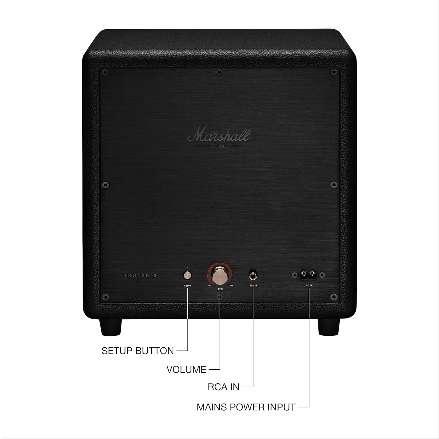 Marshall Heston SUB 200 Wireless Subwoofer | Deep Bass Home Audio