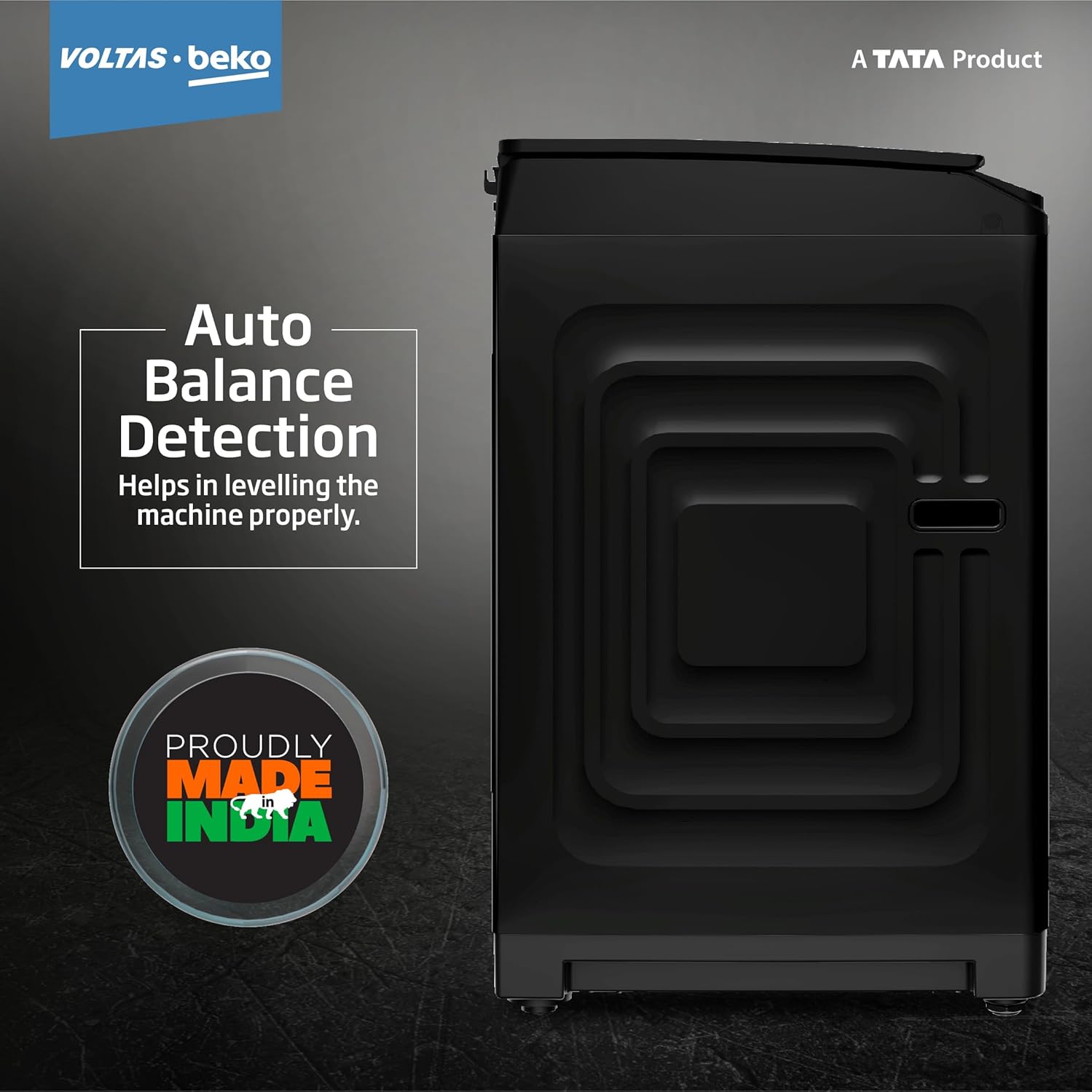 Voltas Beko 8 Kg 5 Star Top Load Fully Automatic washing machine ( Black )WTL8011AU/BPC00D