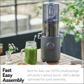 Hurom H310A Slow Masticating Juicer (H310A Charcoal) - Mahajan Electronics Online