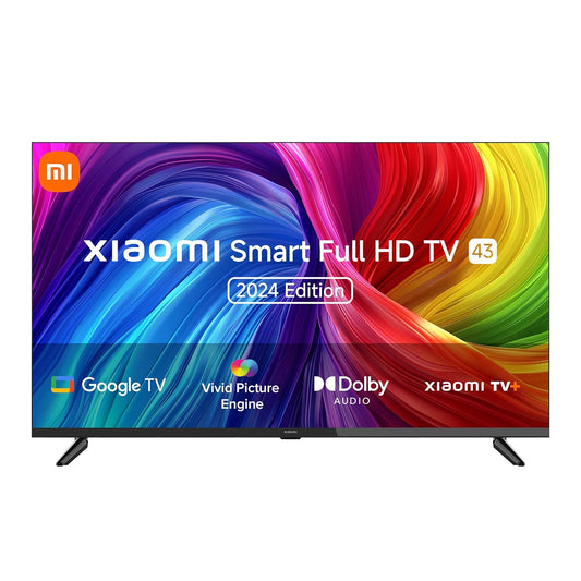 MI L43MA-AFIN 108 cm (43 inches) A Series Full HD Smart Google LED TV  (Black) Mahajan Electronics Online